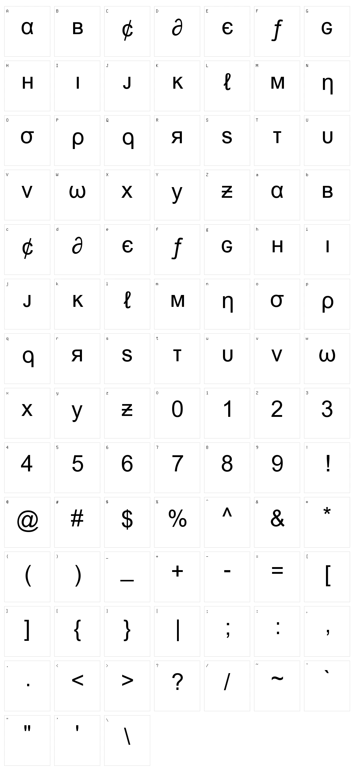 Msn Weird Character Set