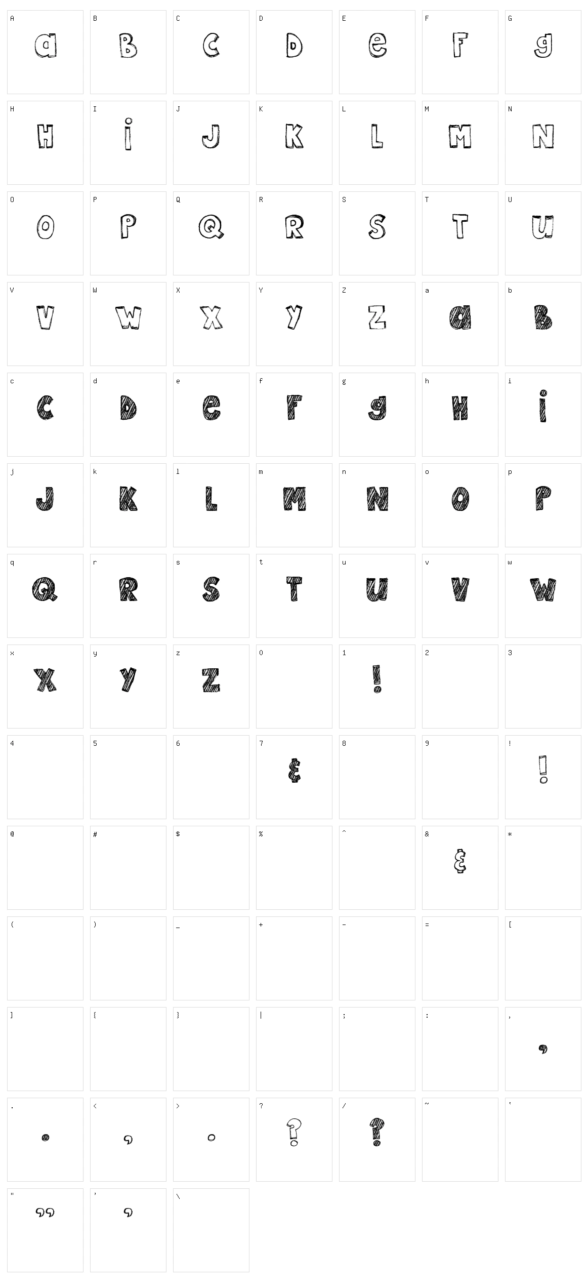 MTF Epic Character Set