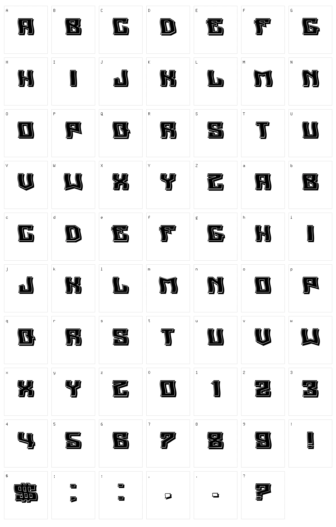 Murmure Character Set