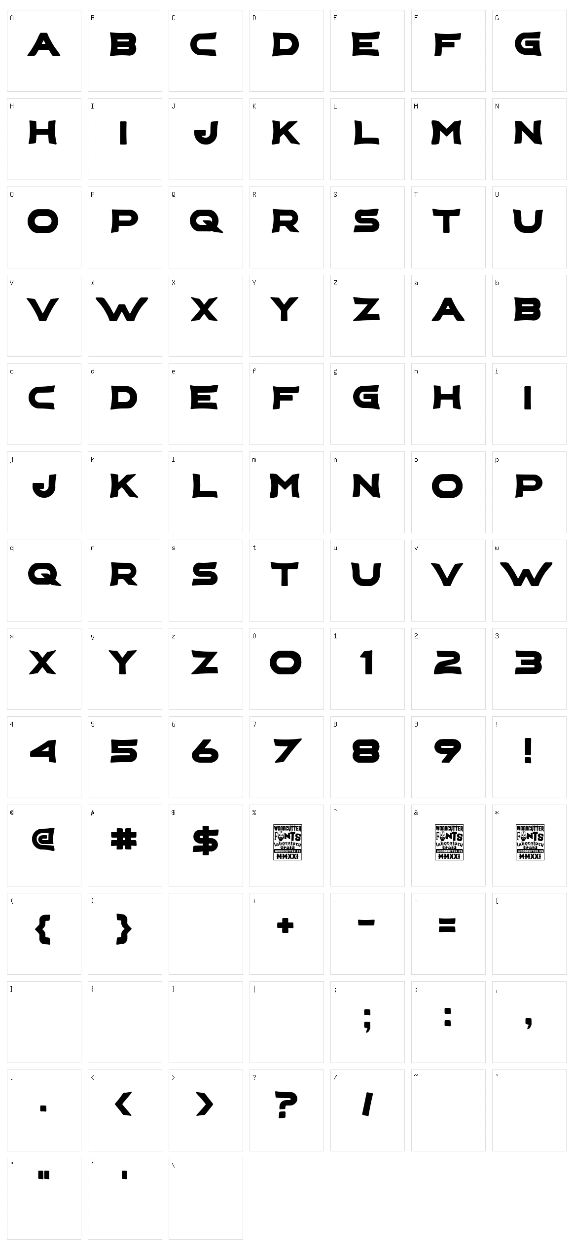 National Empire Character Set