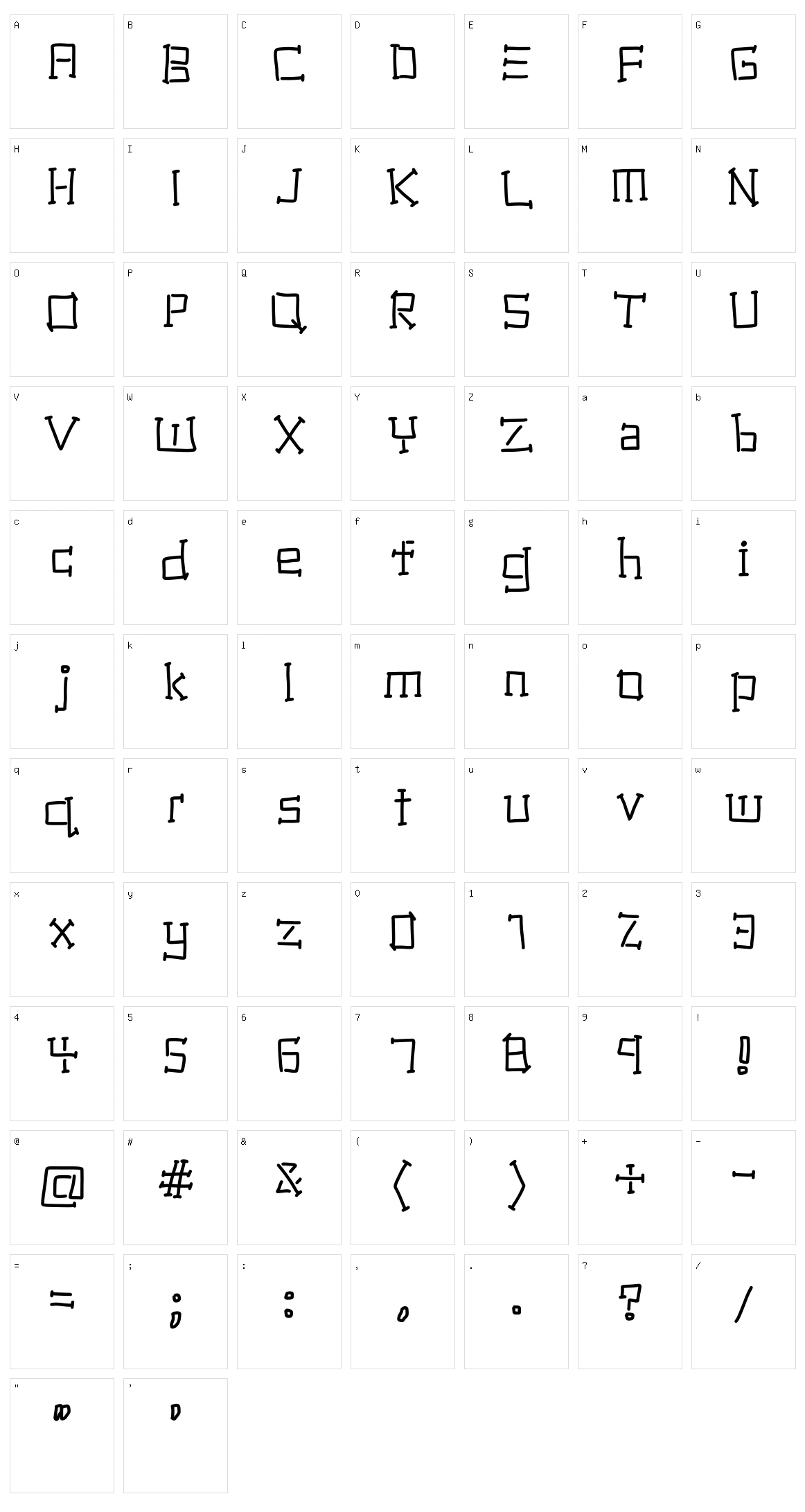 National Industry Character Set