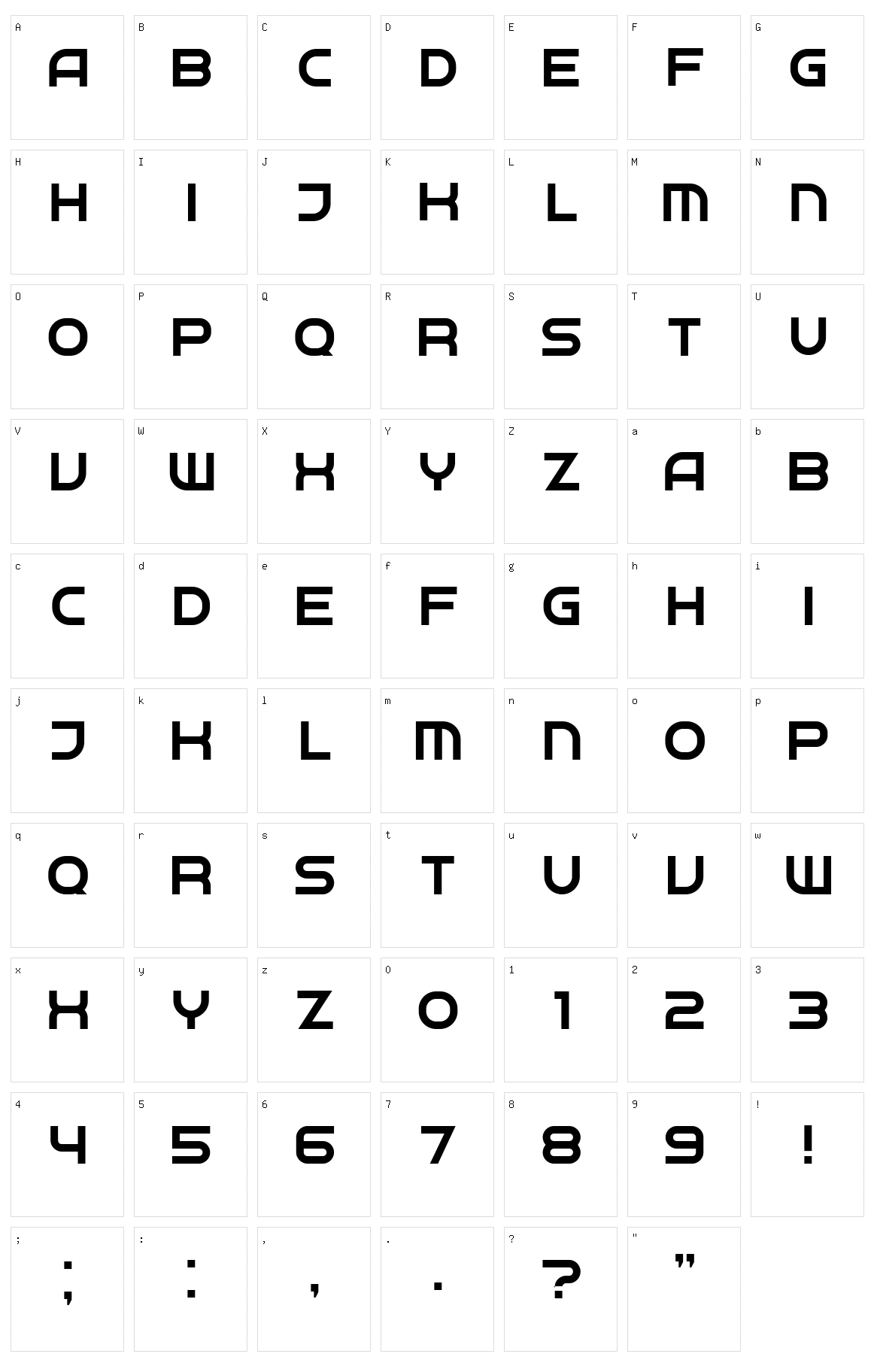 Neighbor Character Set