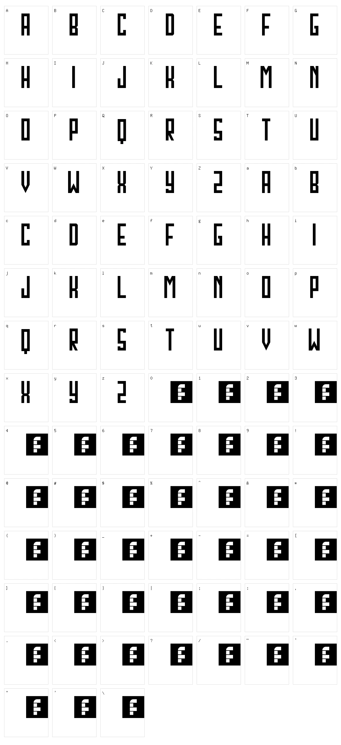 Northwest Character Set