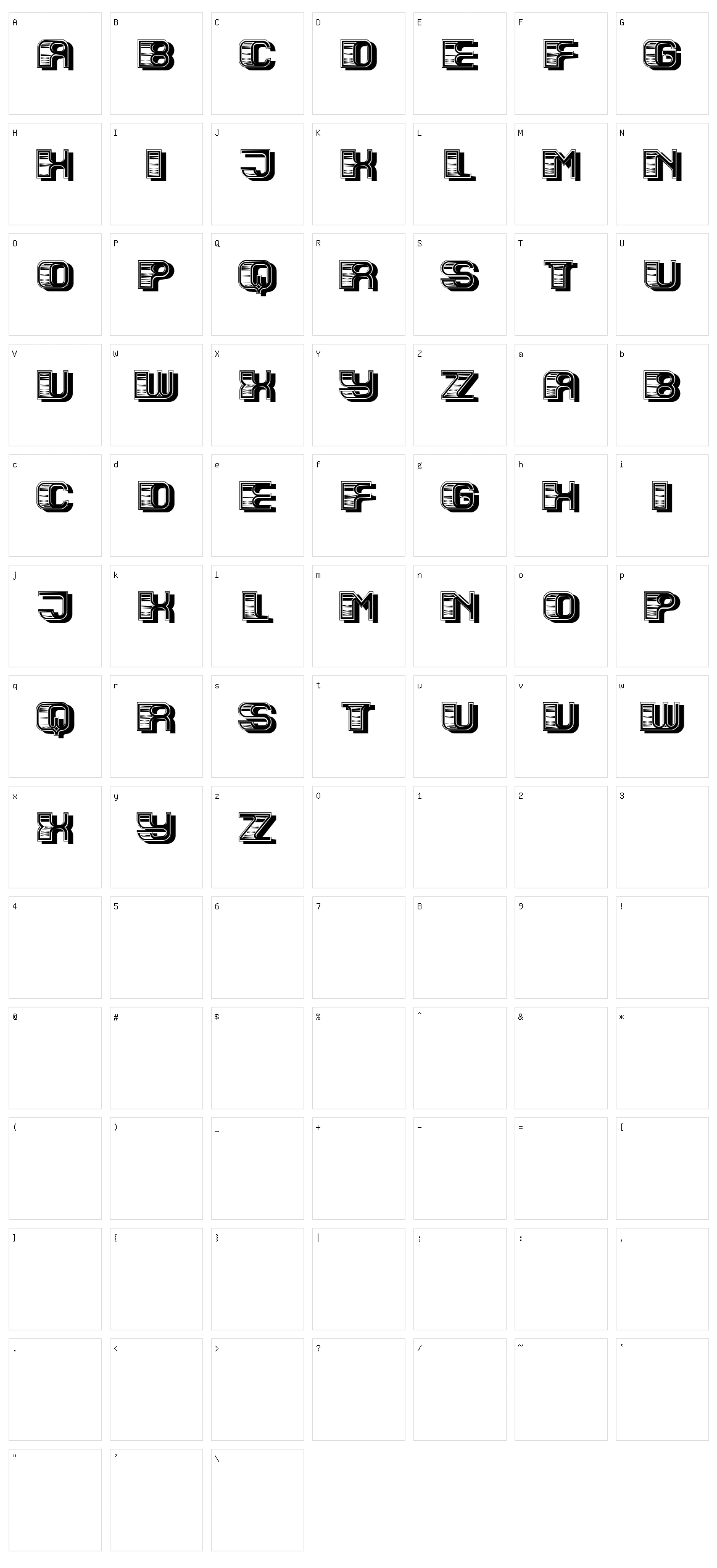 Novella Character Set