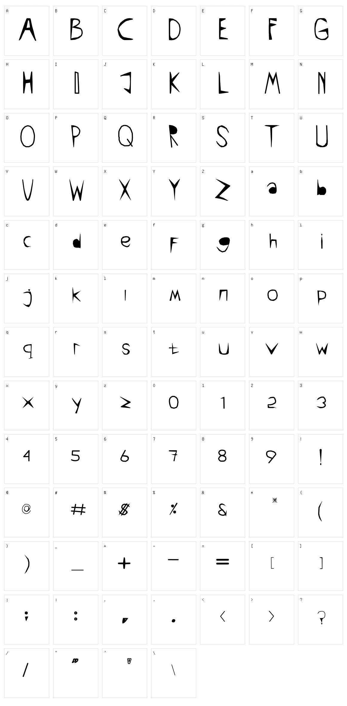Now&now Character Set