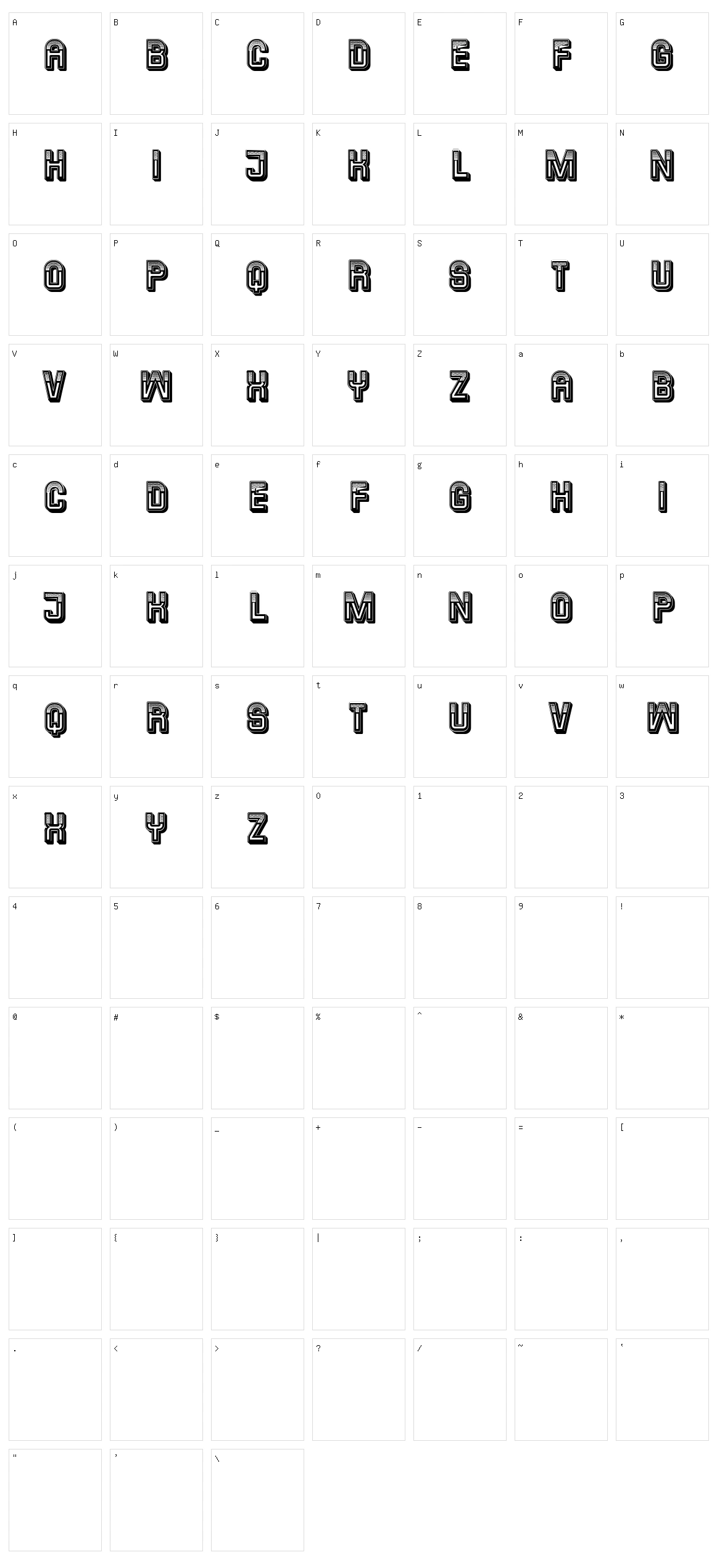 Onder Character Set