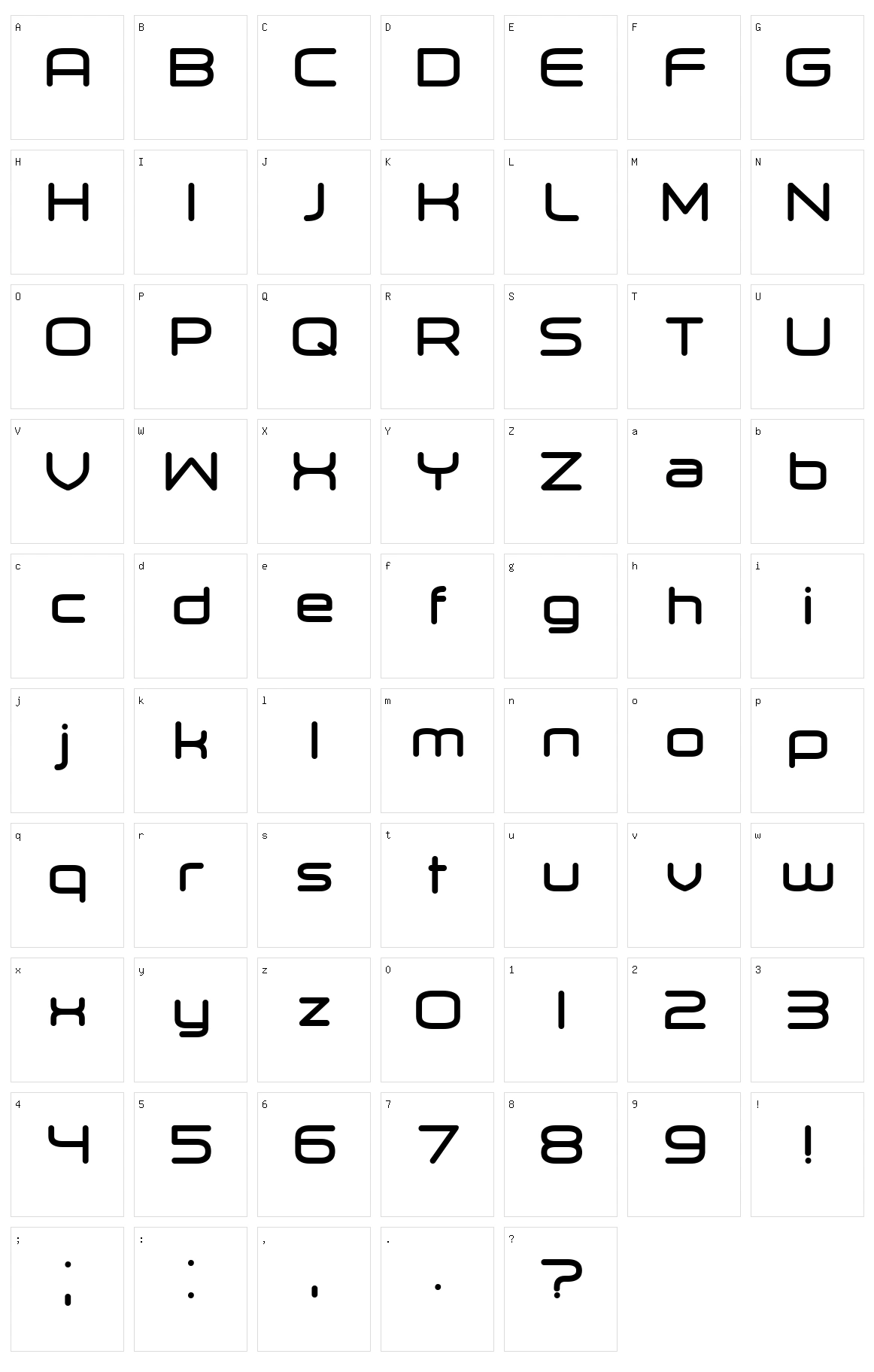 Orenburg Character Set