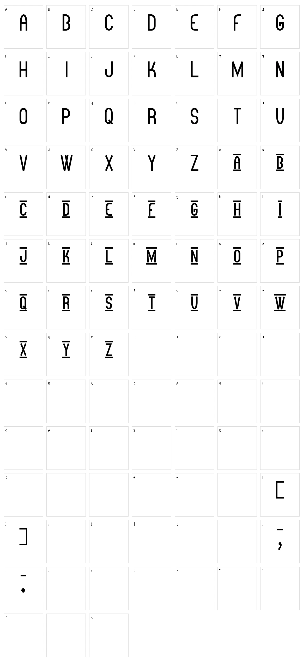 Otra Mas Stf Character Set