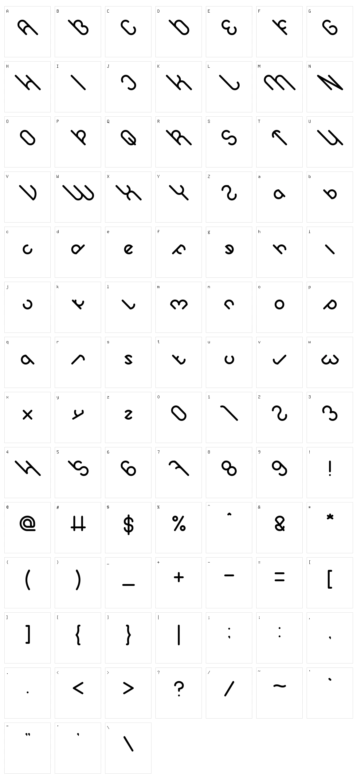 OwaikeO Character Set