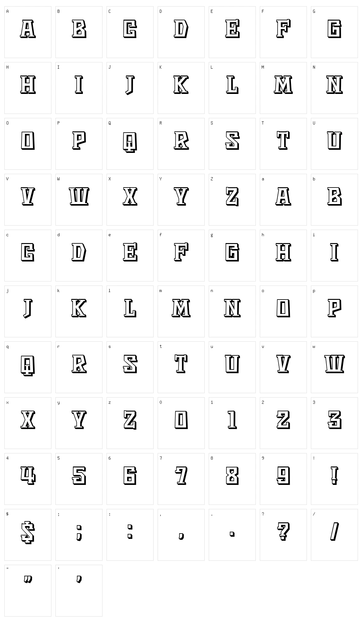 Papan Character Set