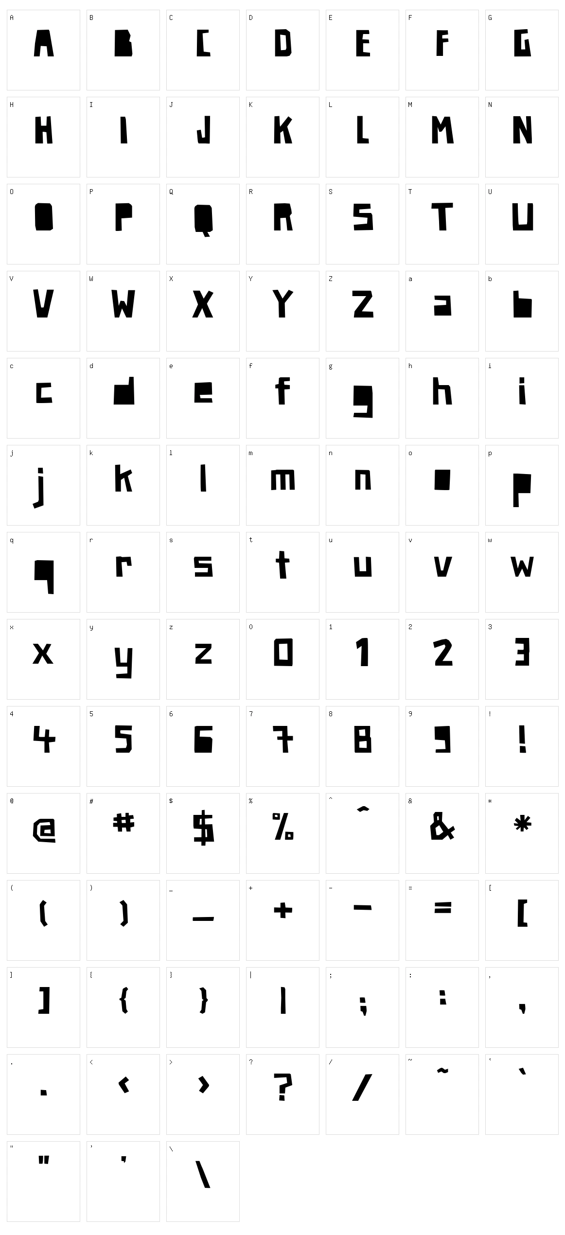 Paper Johnny Character Set