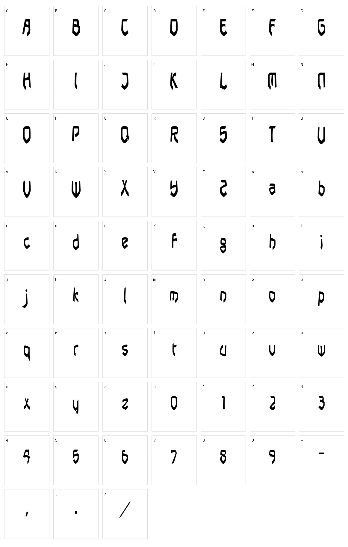 Pasundan Character Set