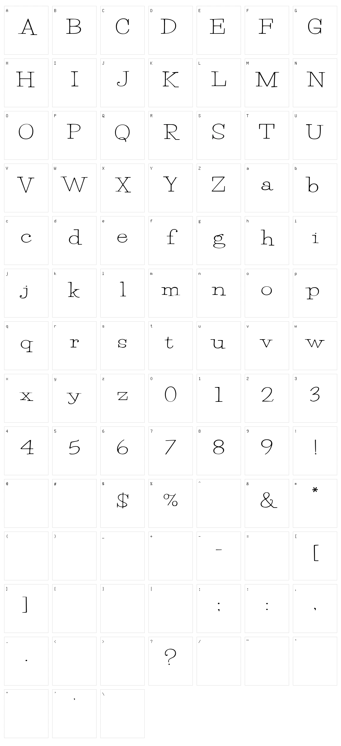 Petunia Bounce Character Set