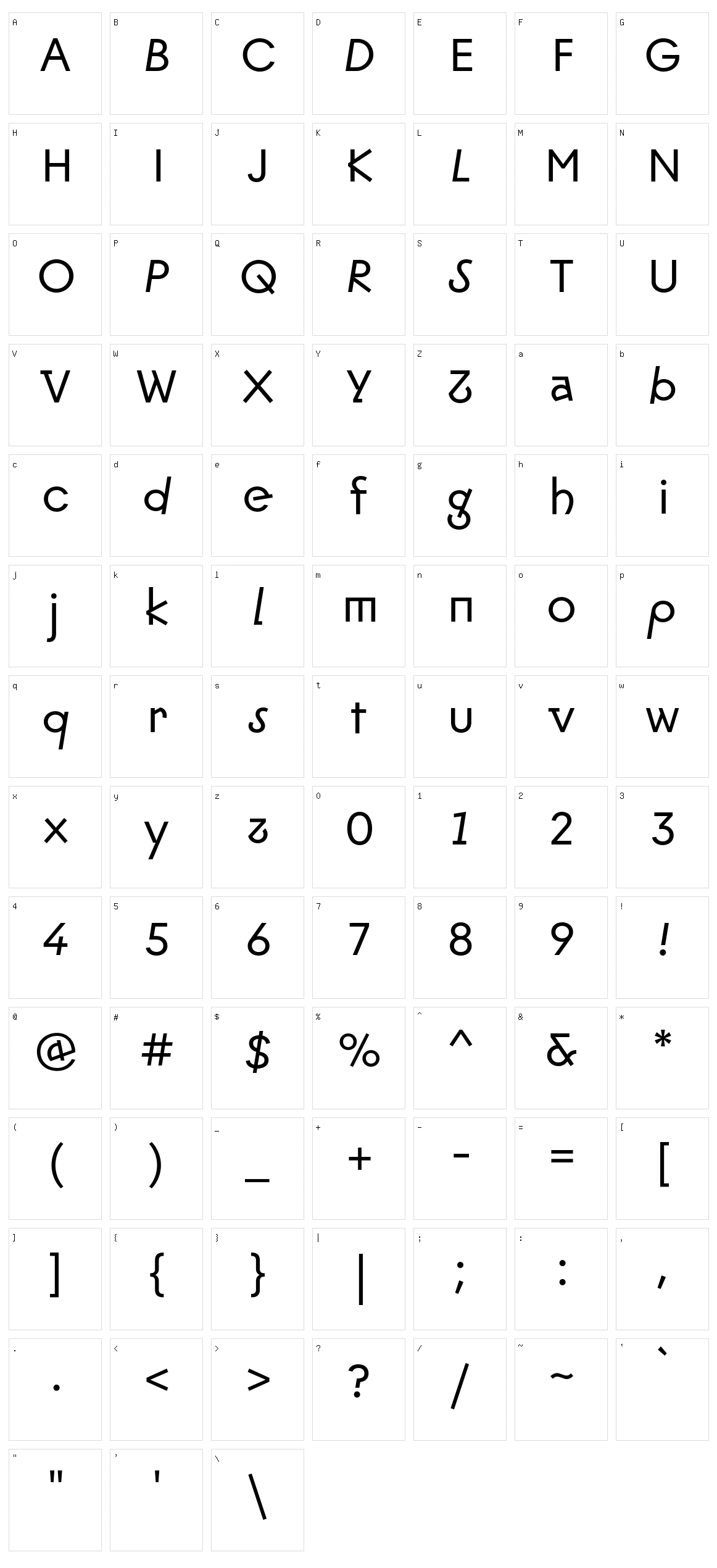 Pioneer 10 Character Set