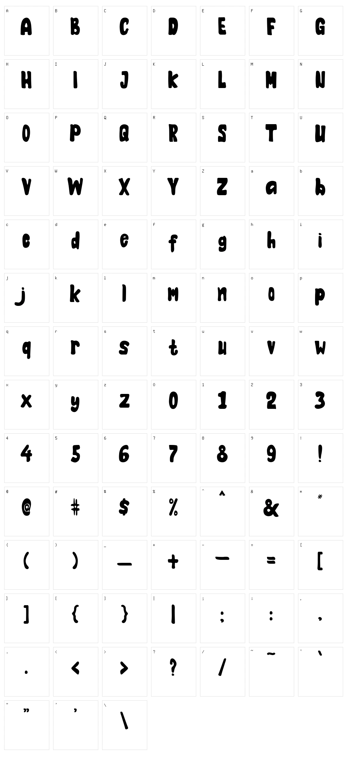 Halloweendy Character Set