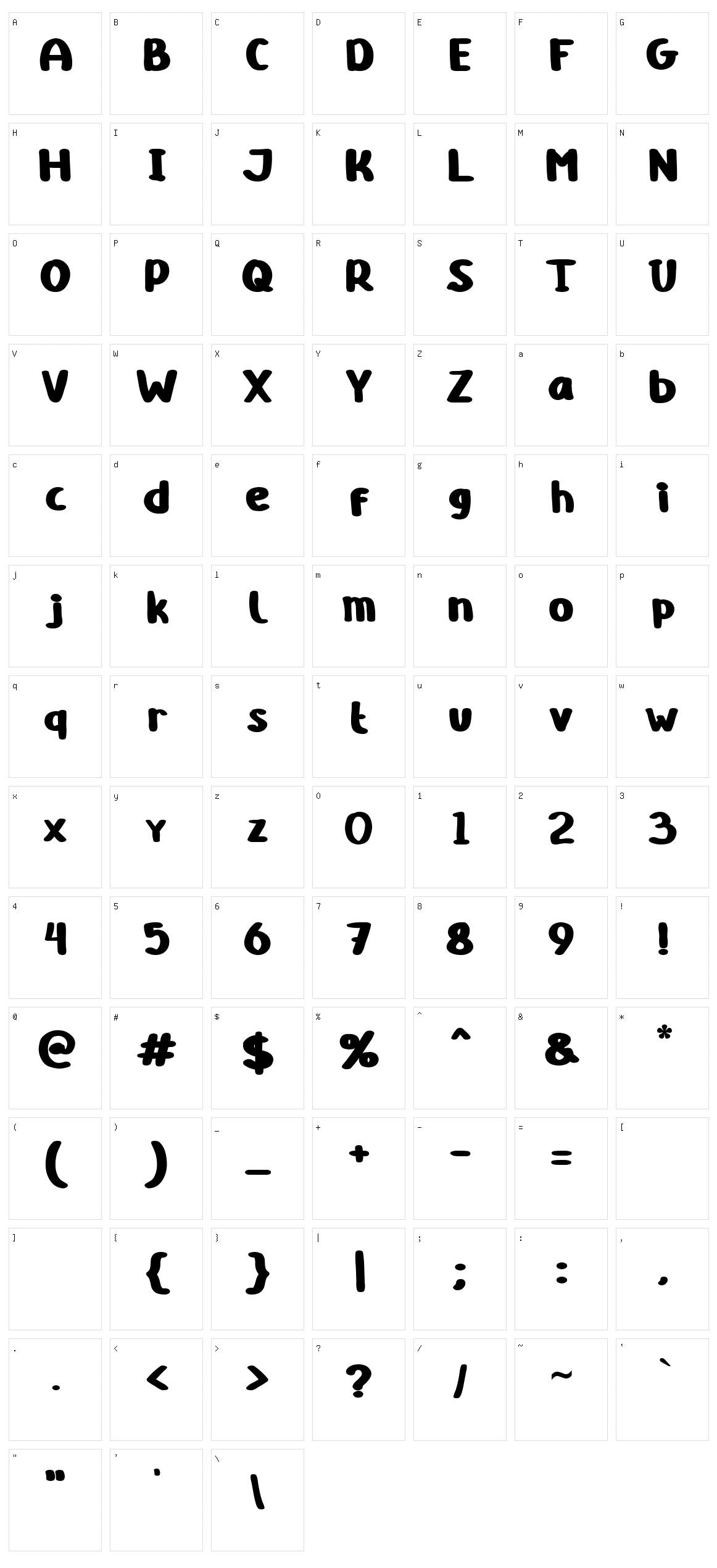 Polka Character Set