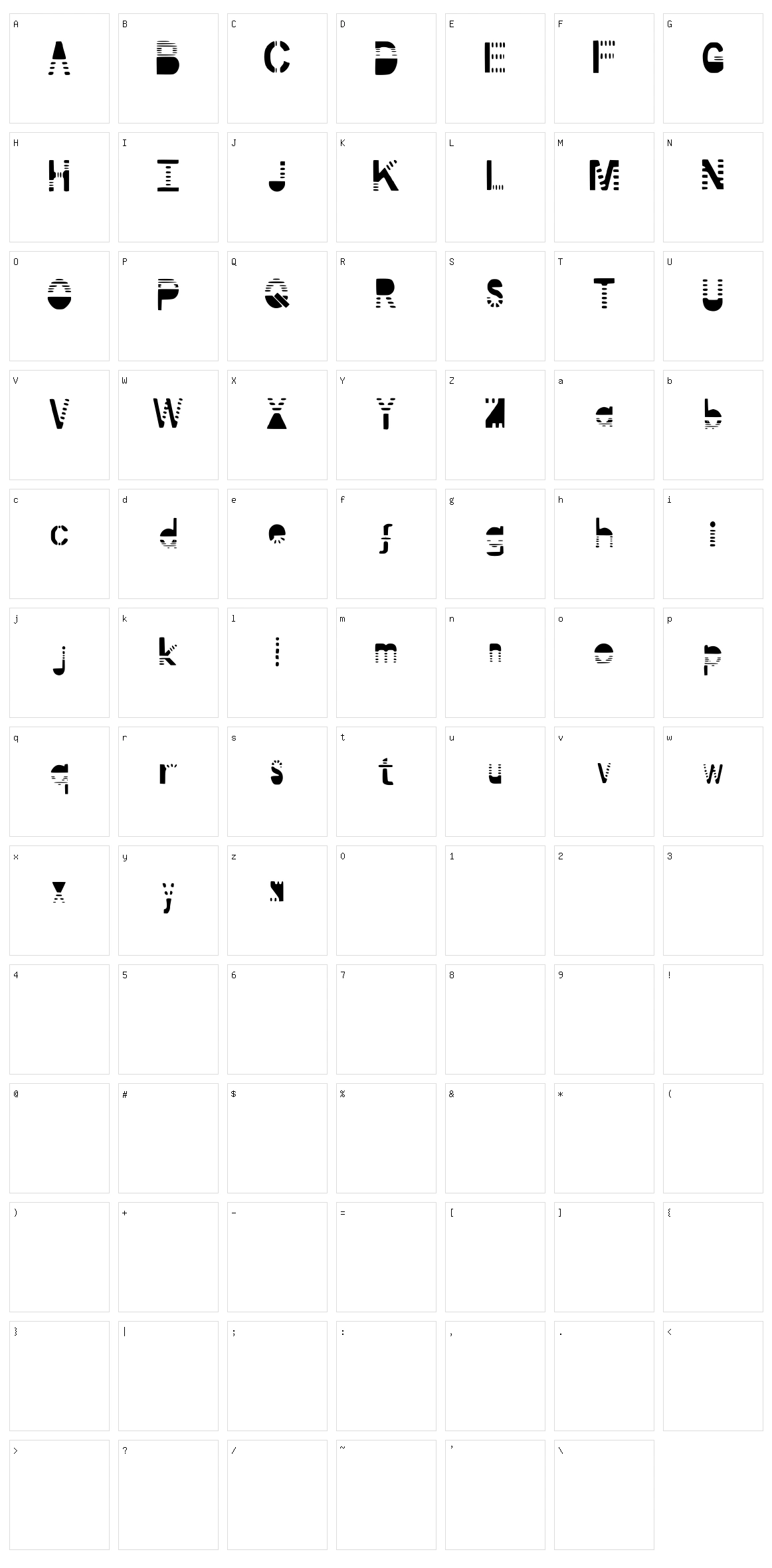 Portal Character Set
