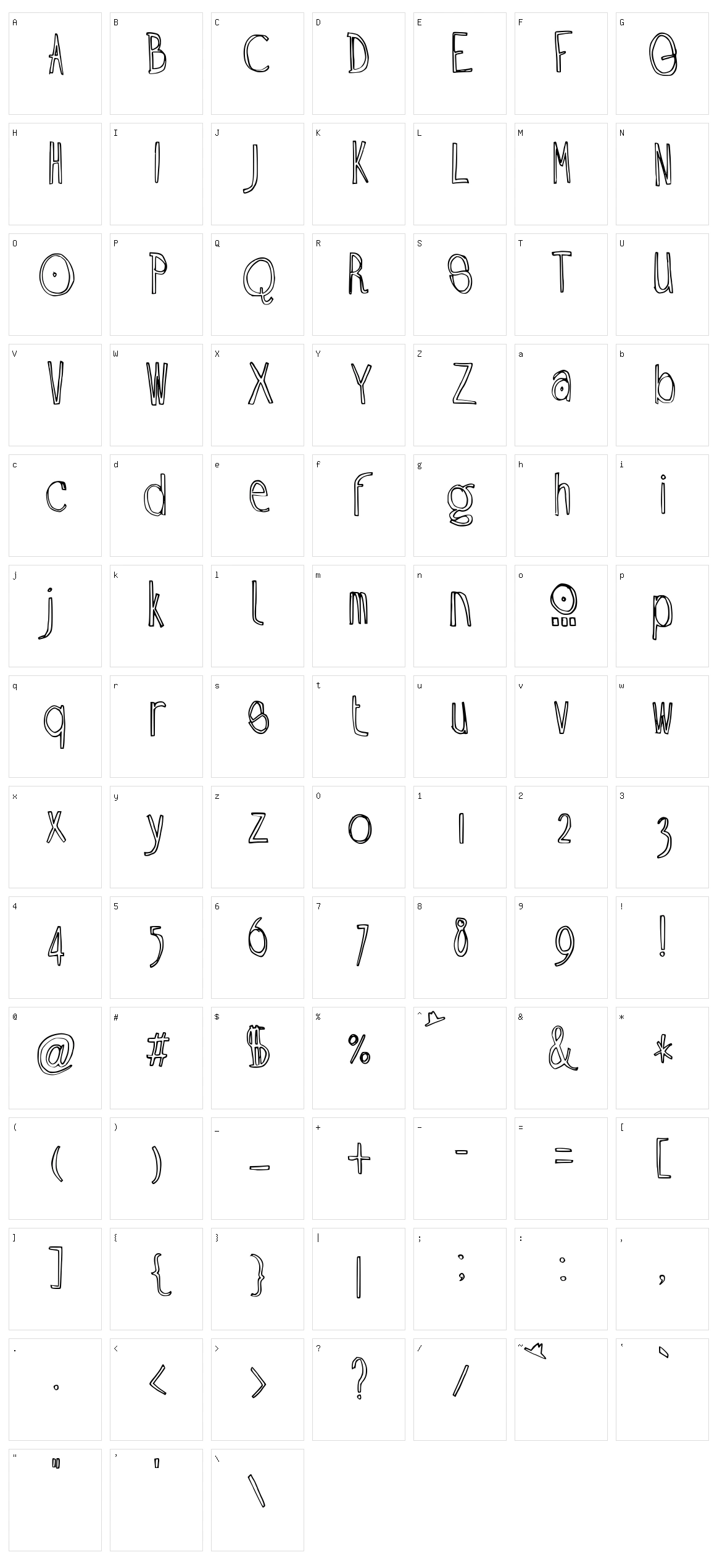 Ramon Character Set