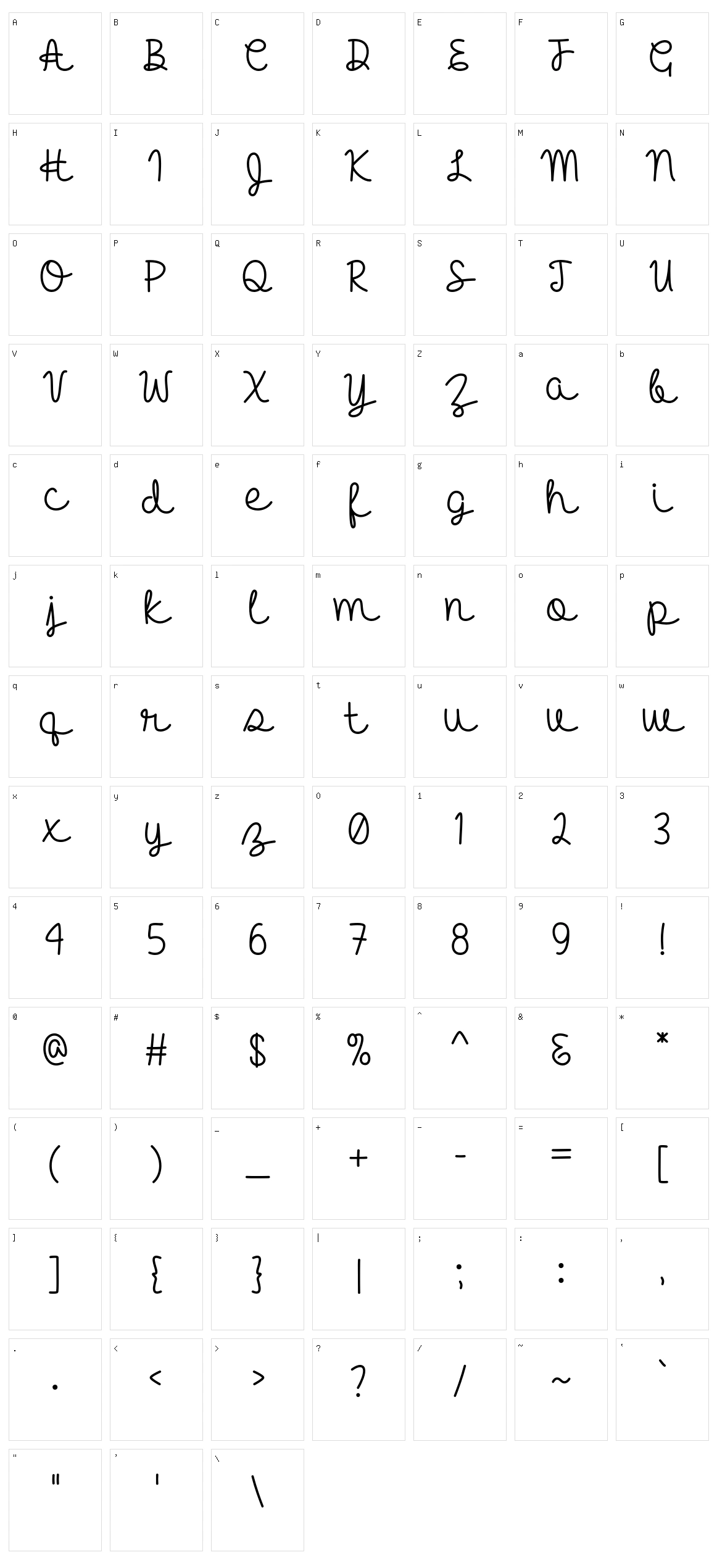 Mf Hello Heartache Character Set