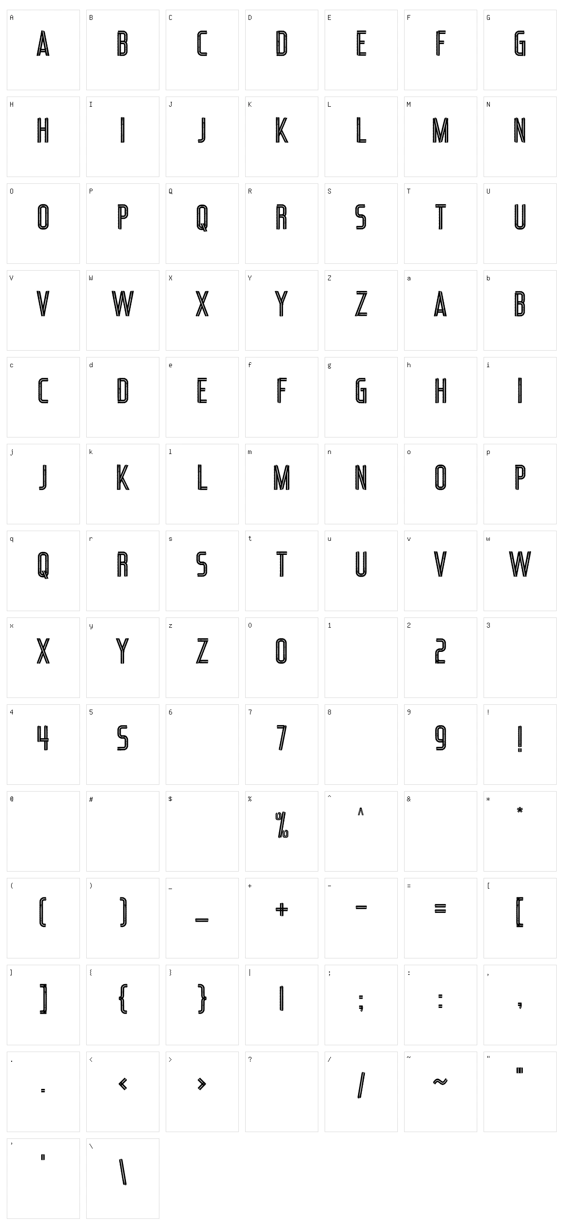 Red Ribbon Character Set