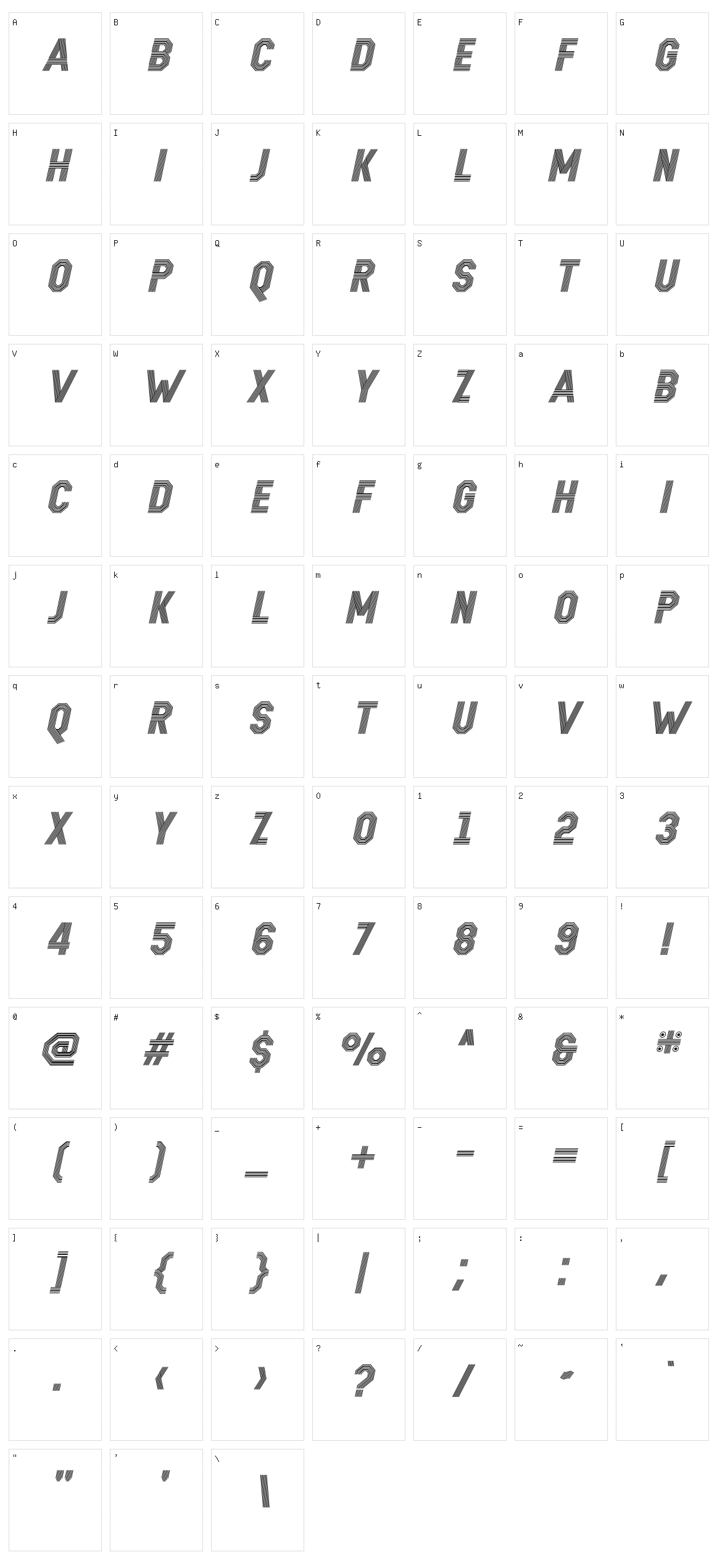 Remponk Character Set