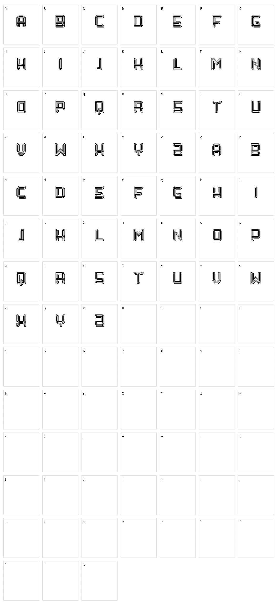 Rice Character Set