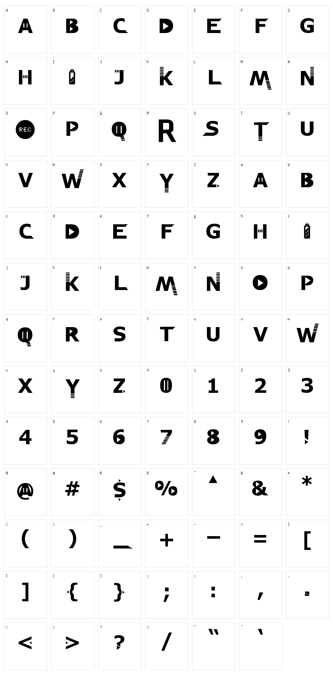 Ridiculousness Character Set