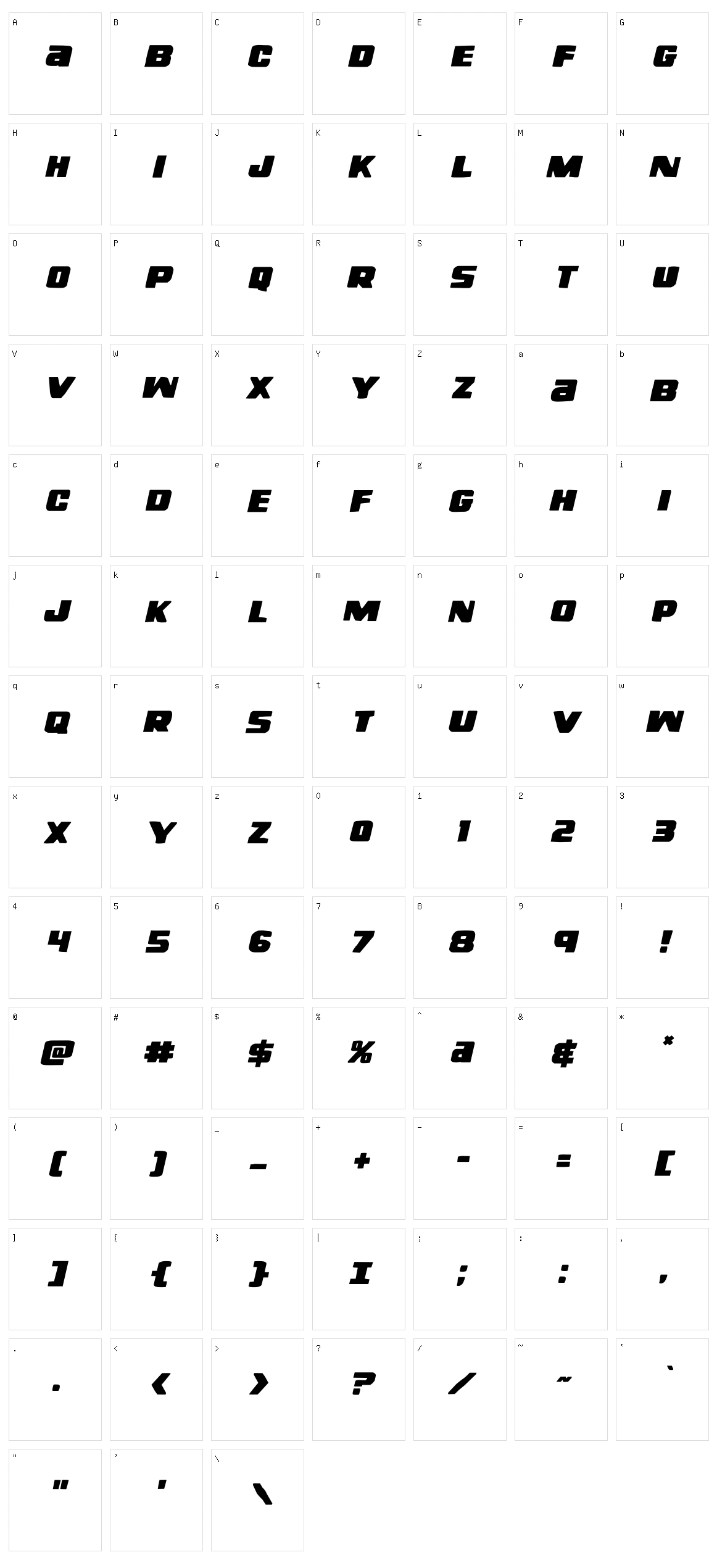 Right Hand Luke Character Set