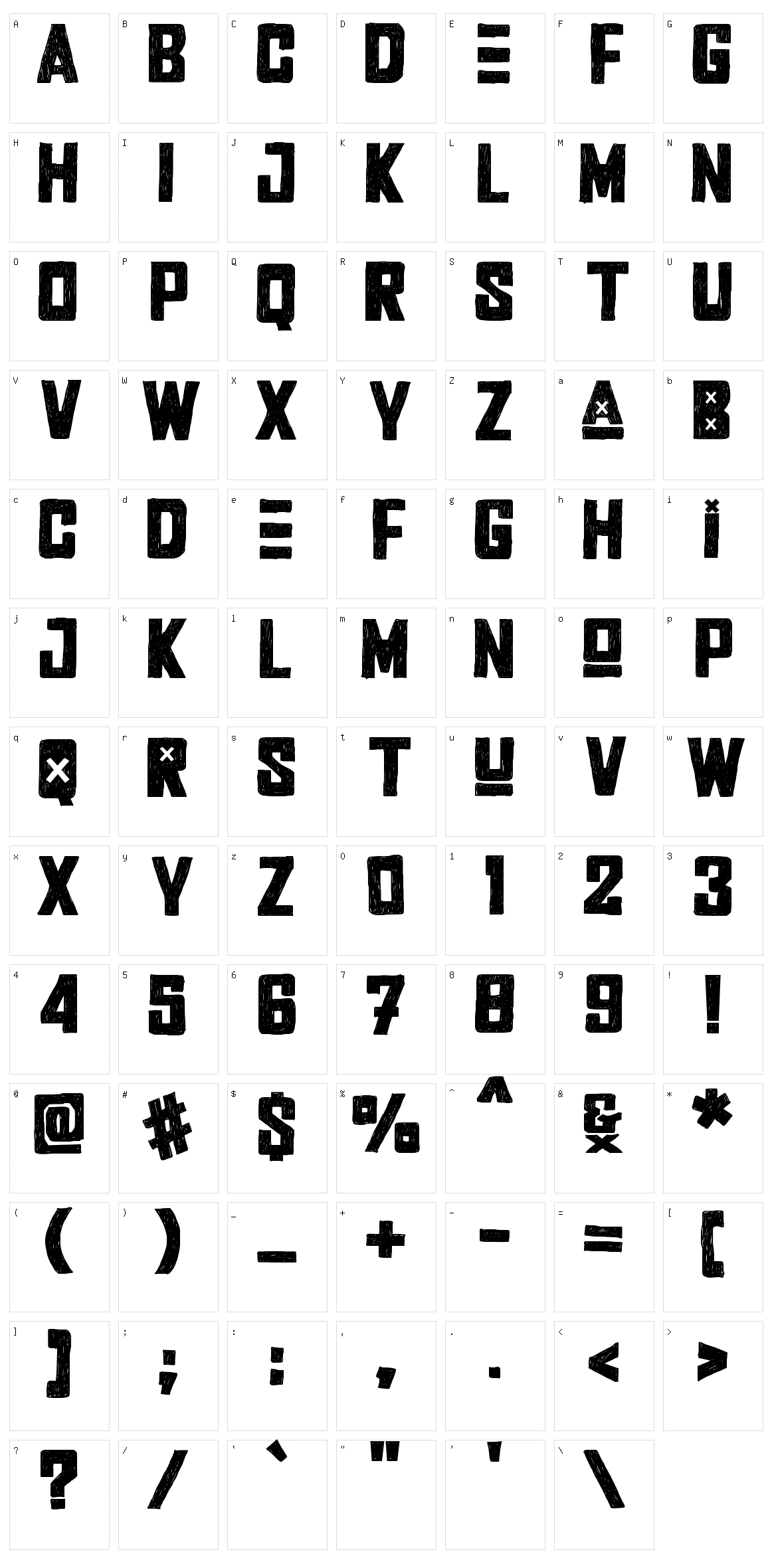 Rocker Squad Character Set