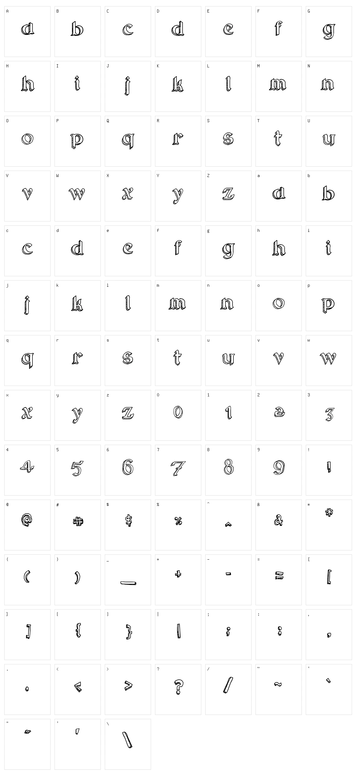 Rotunda Geo Character Set