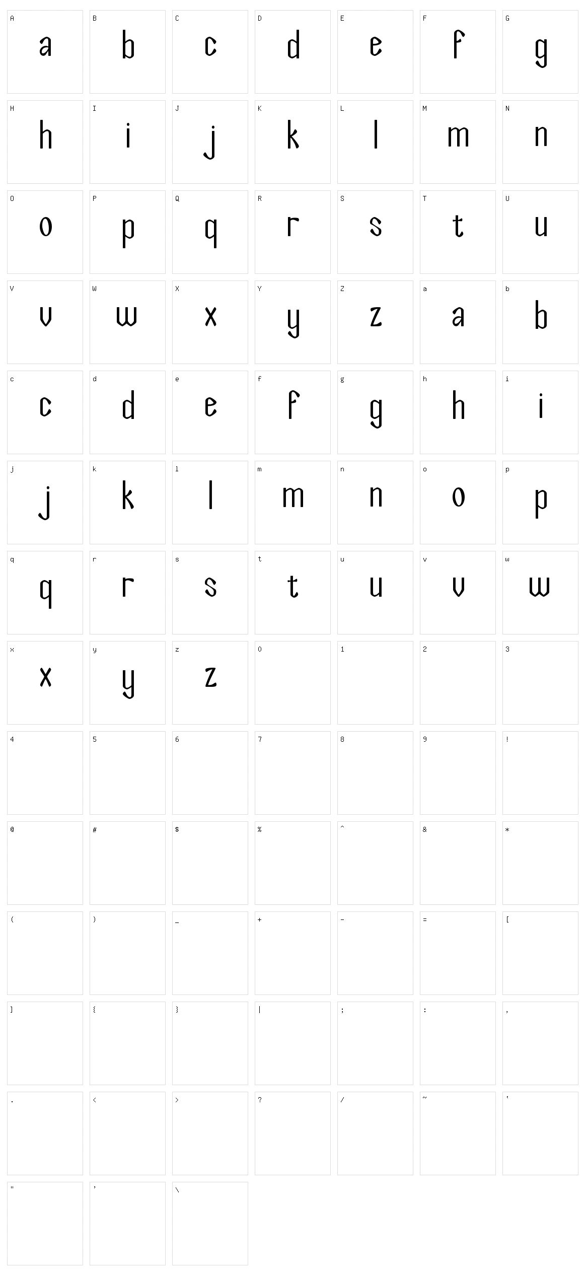 Salt of the Earth Character Set