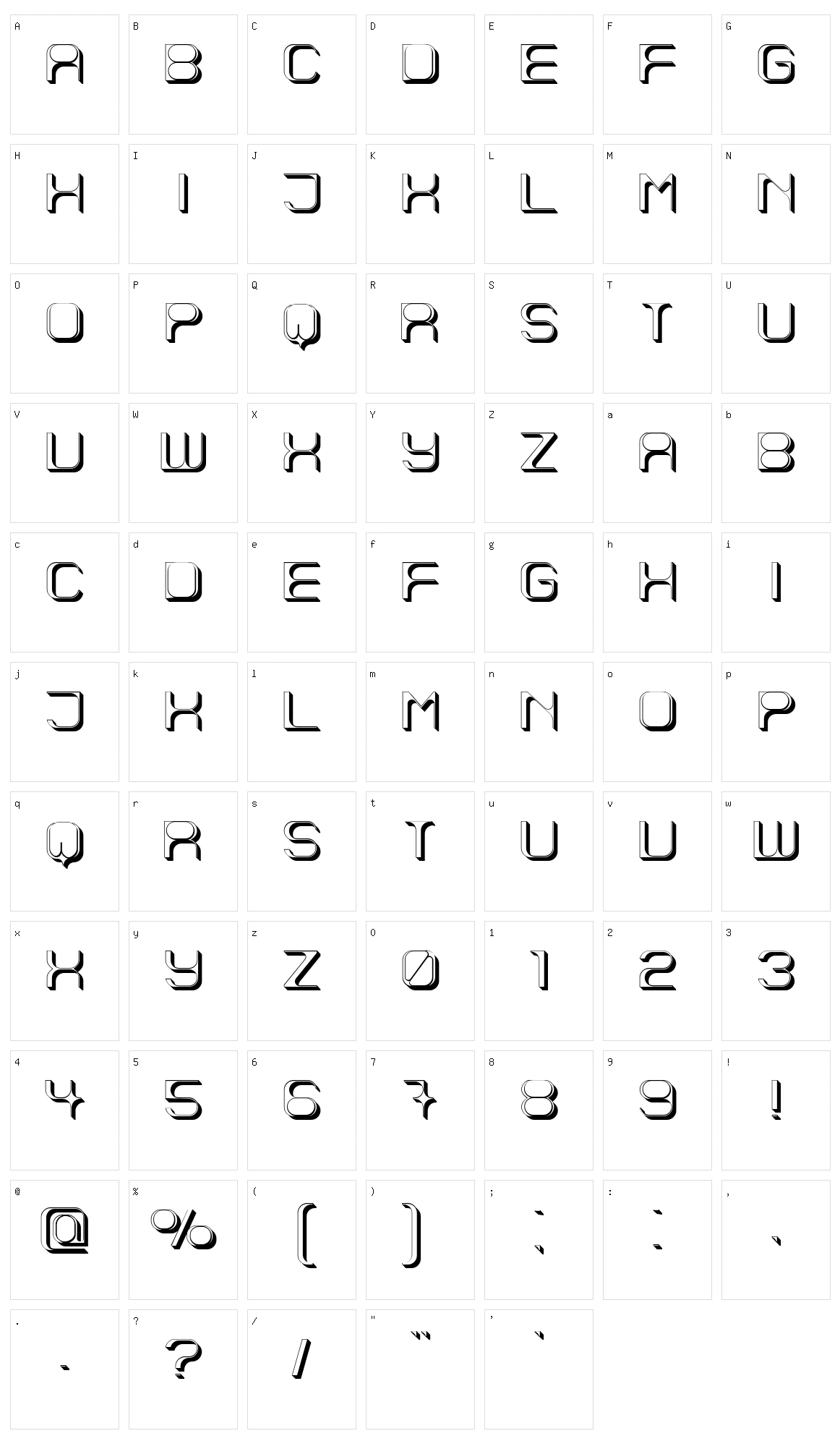 Samyy Luchshiy Character Set