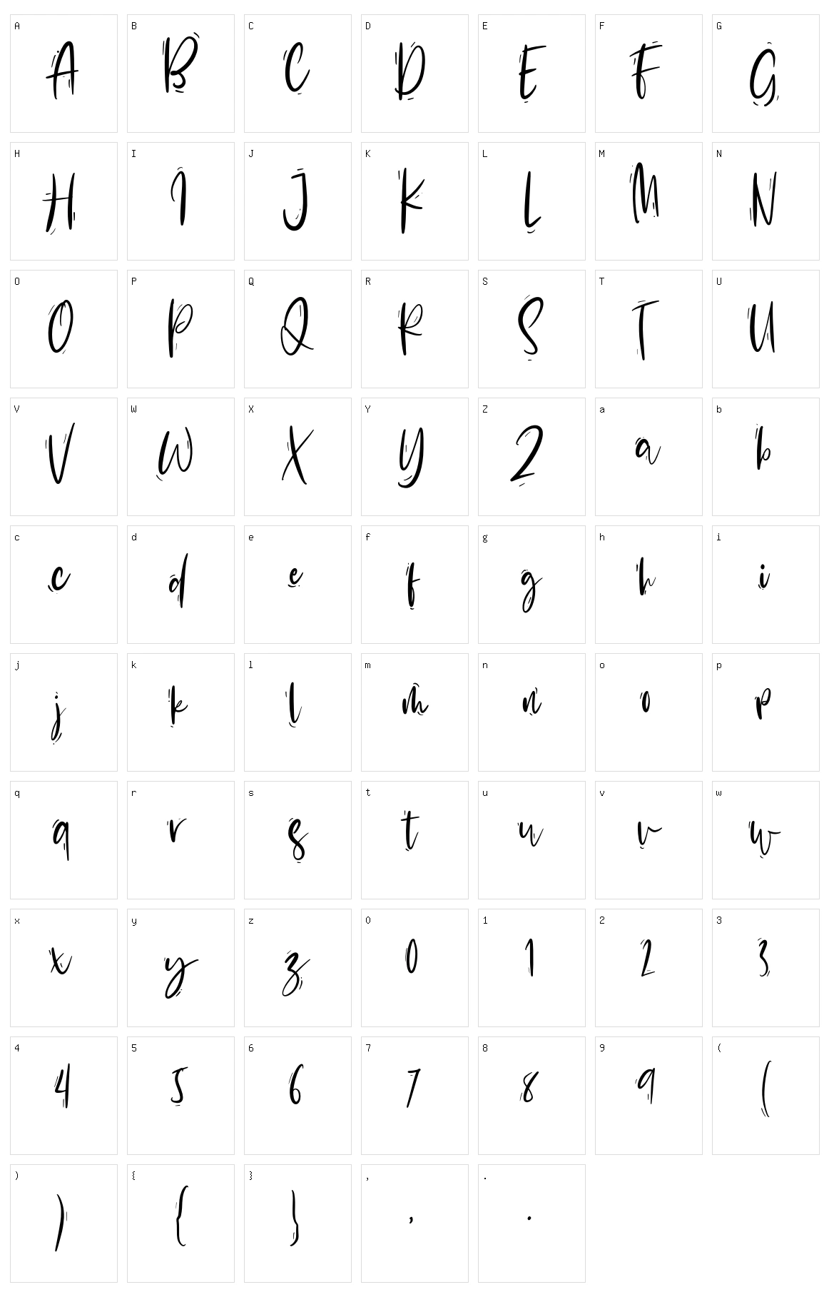 Creamy Love Character Set