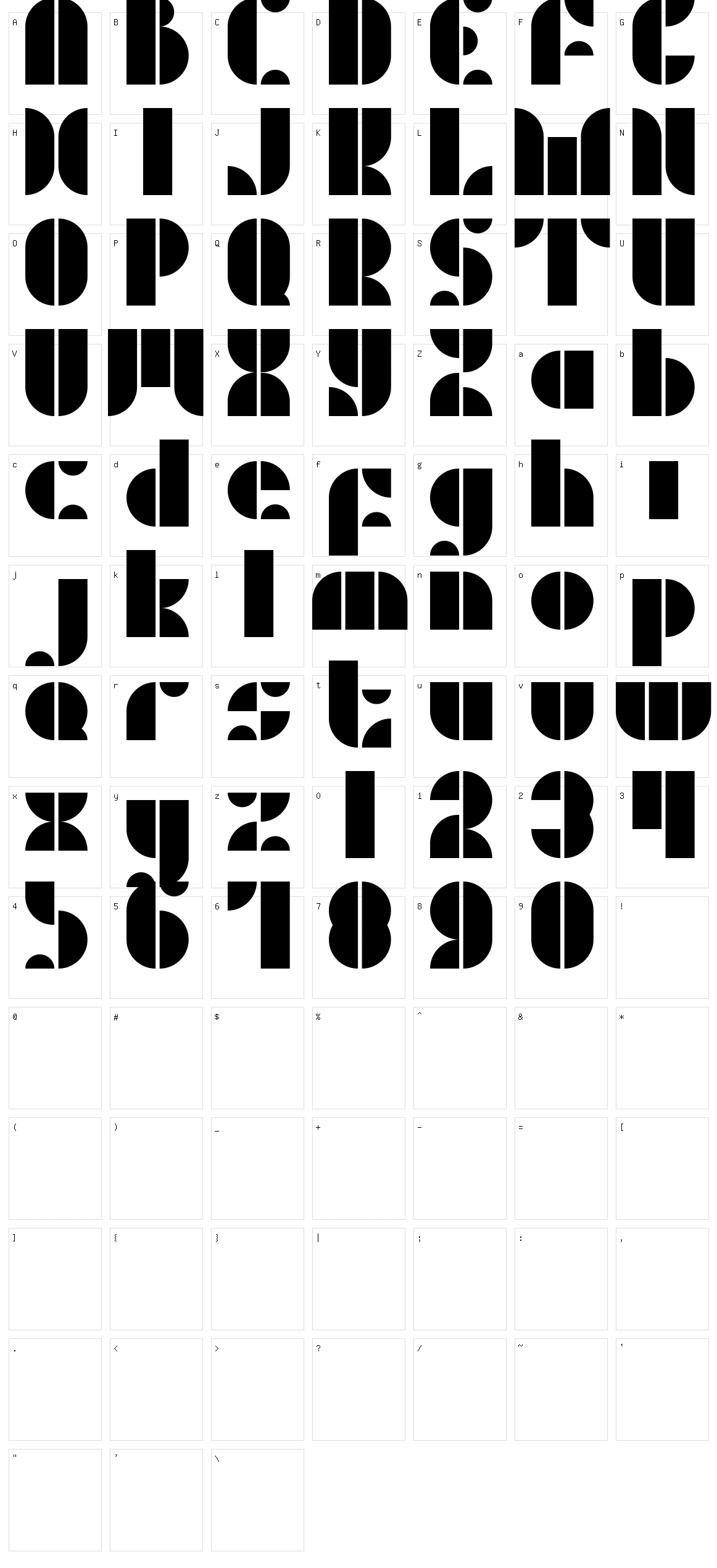 Sembarang Character Set