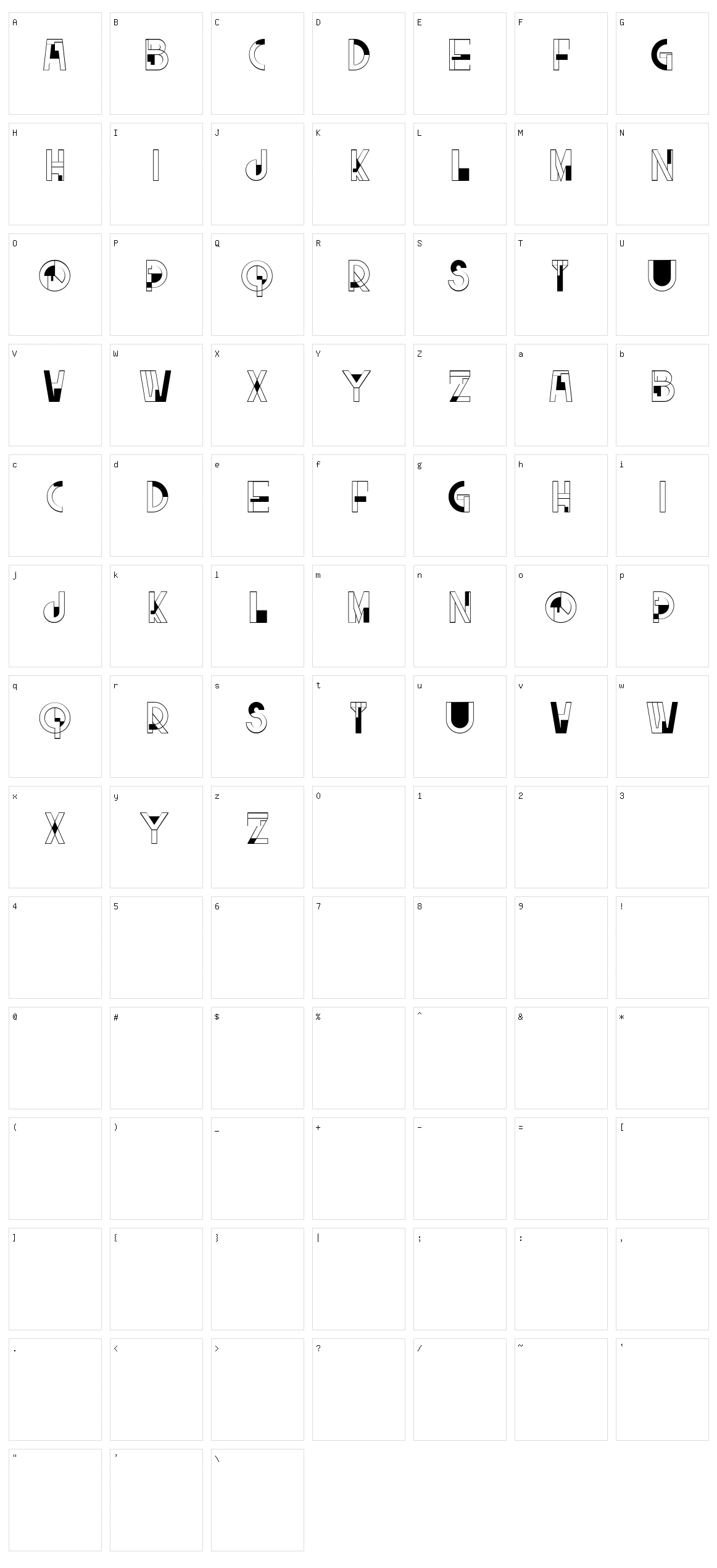 Sevastopol Character Set