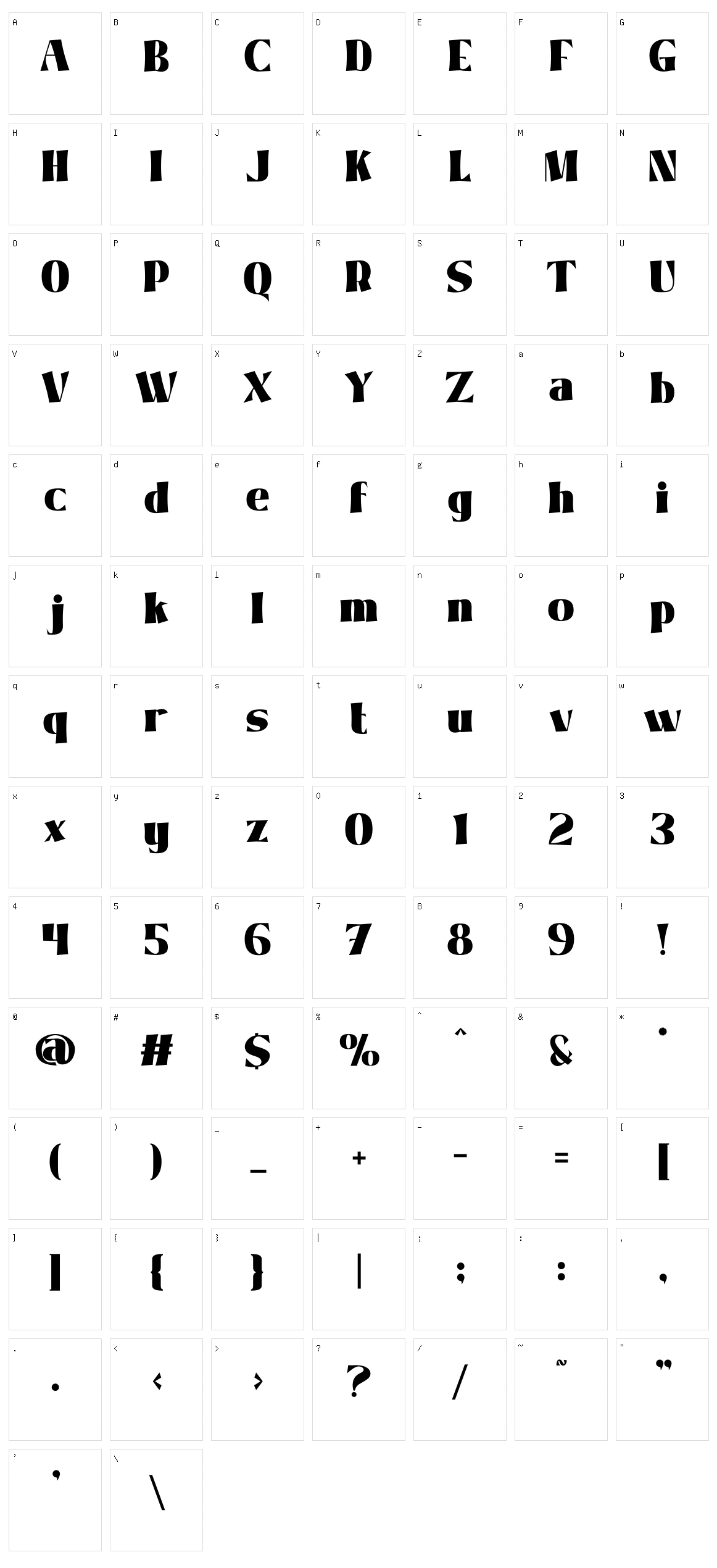 Siera Leone Character Set