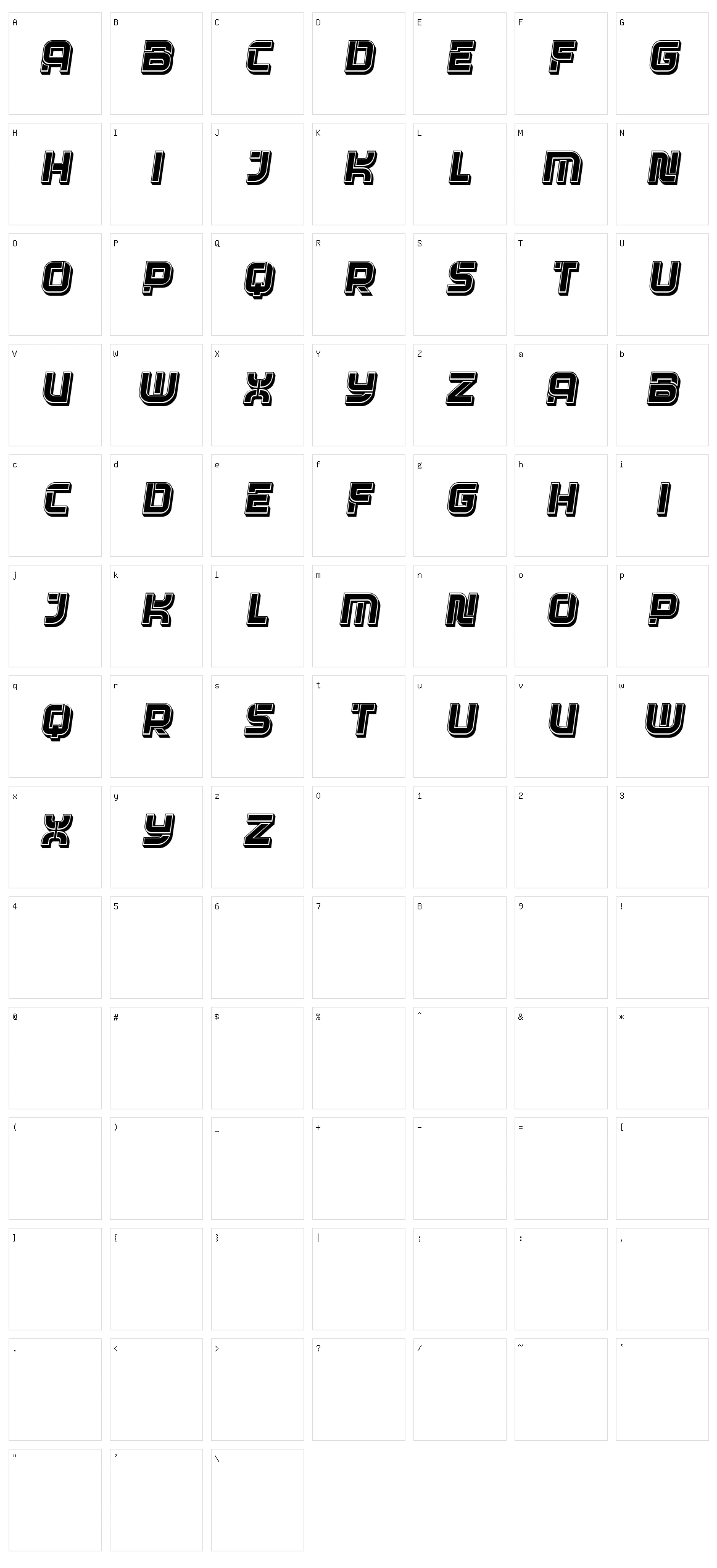 Sierra Character Set