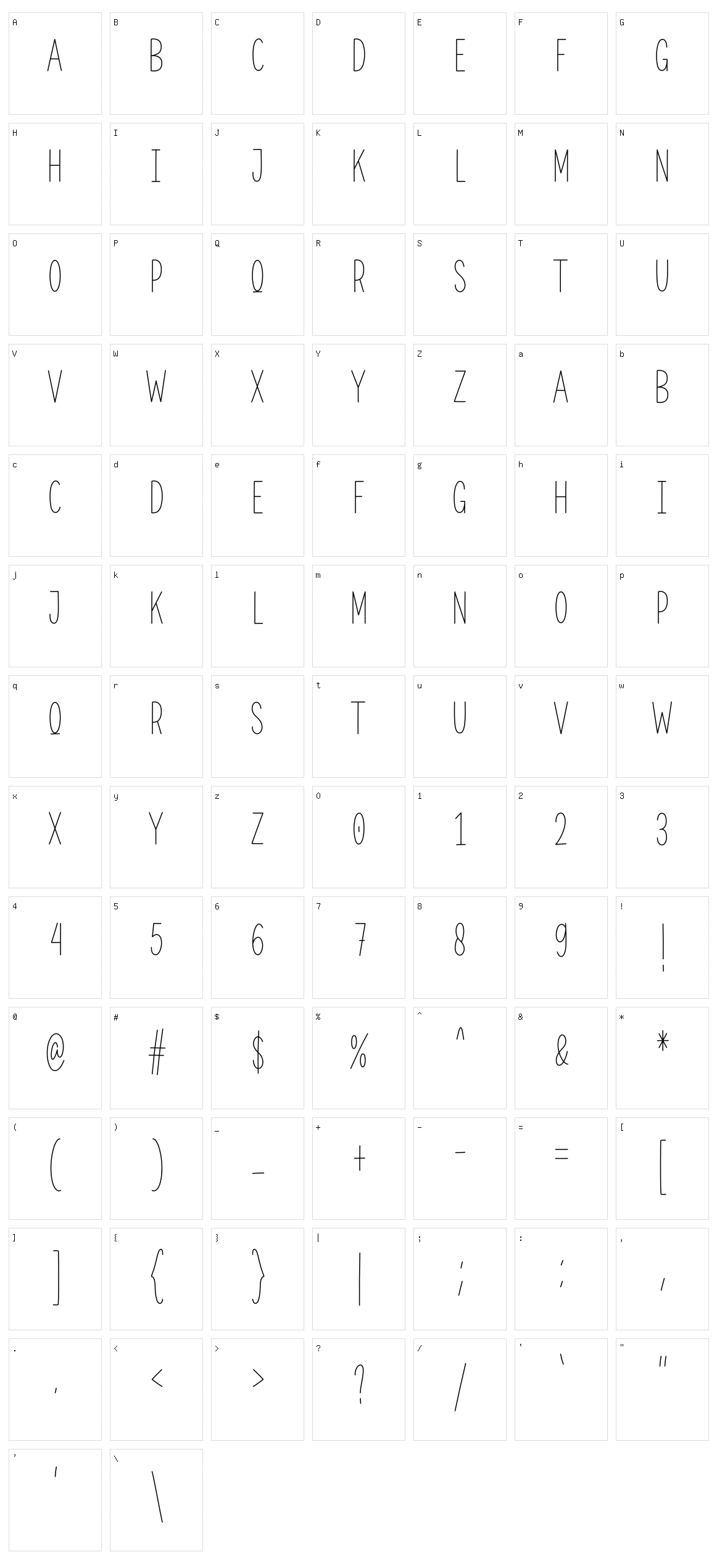 Simple House Character Set