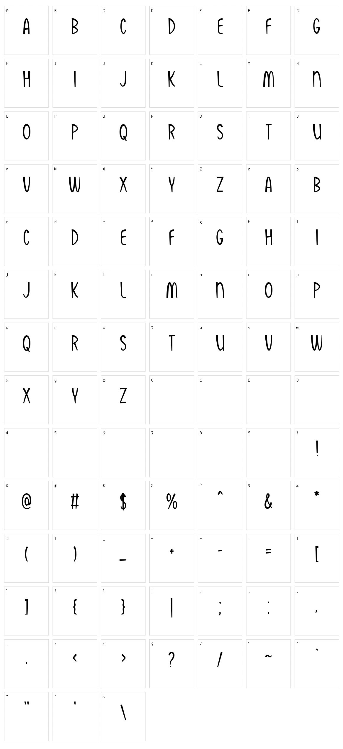 Sombir Character Set