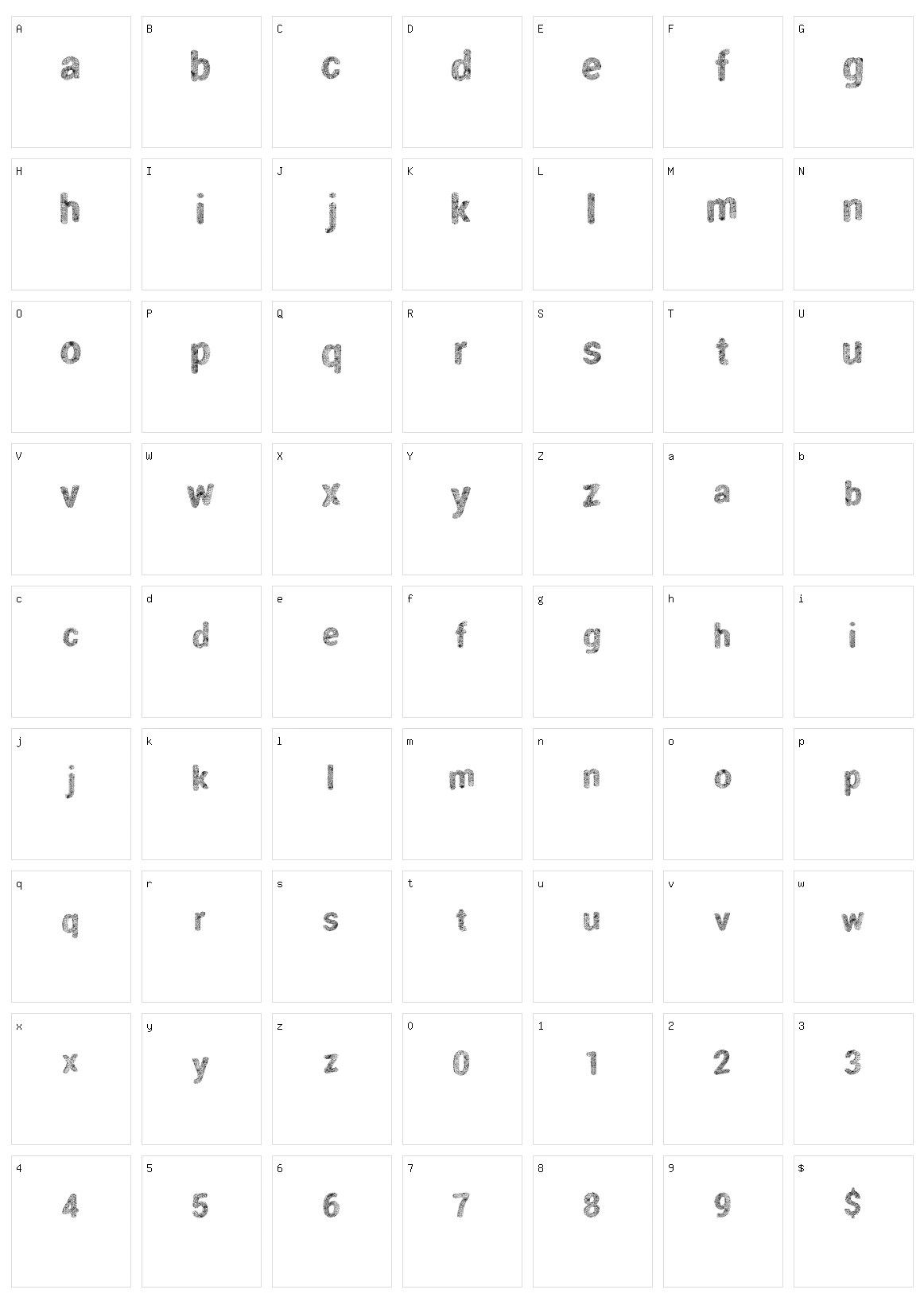 Special Third Character Set