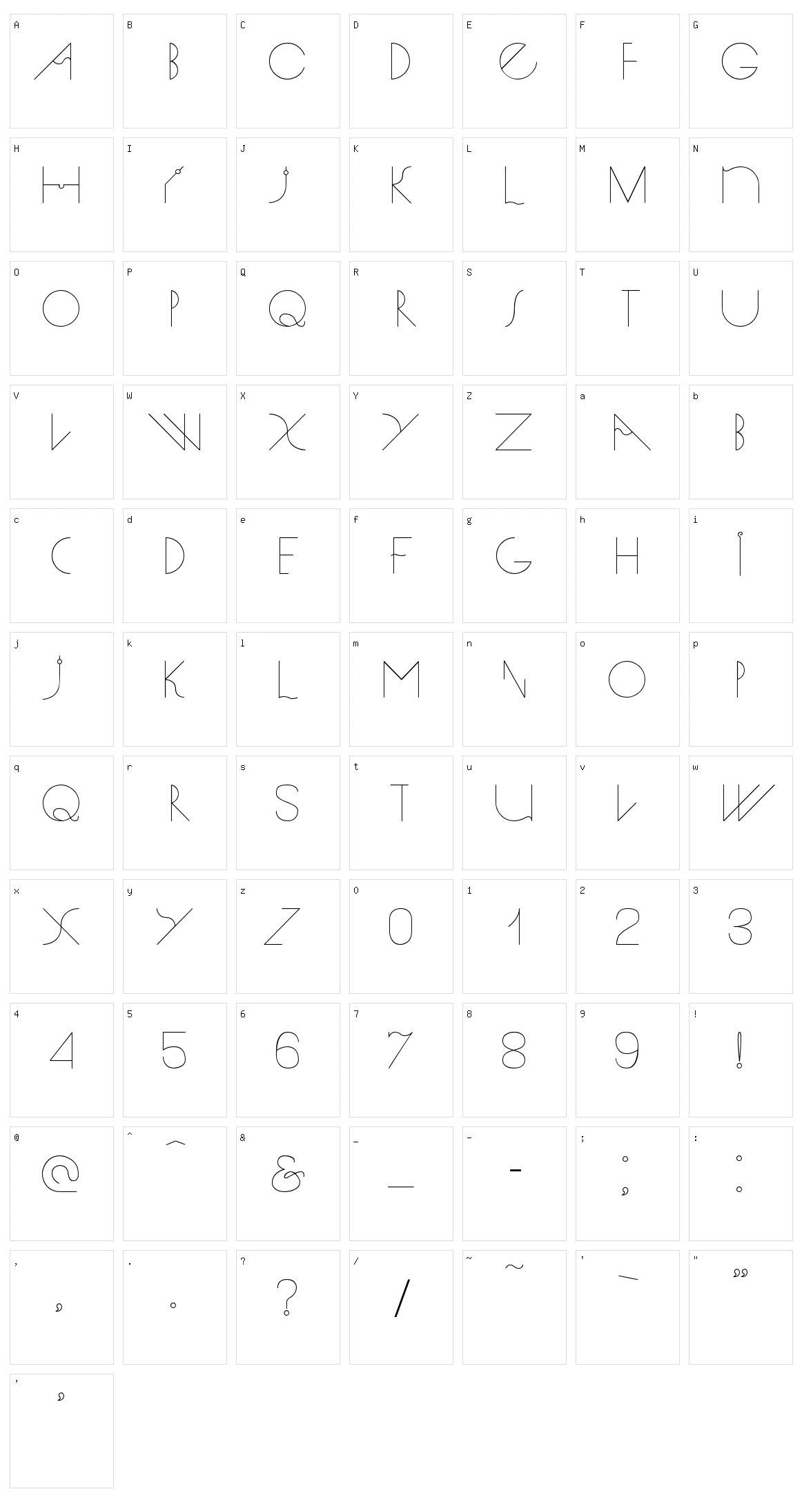 Spike Character Set