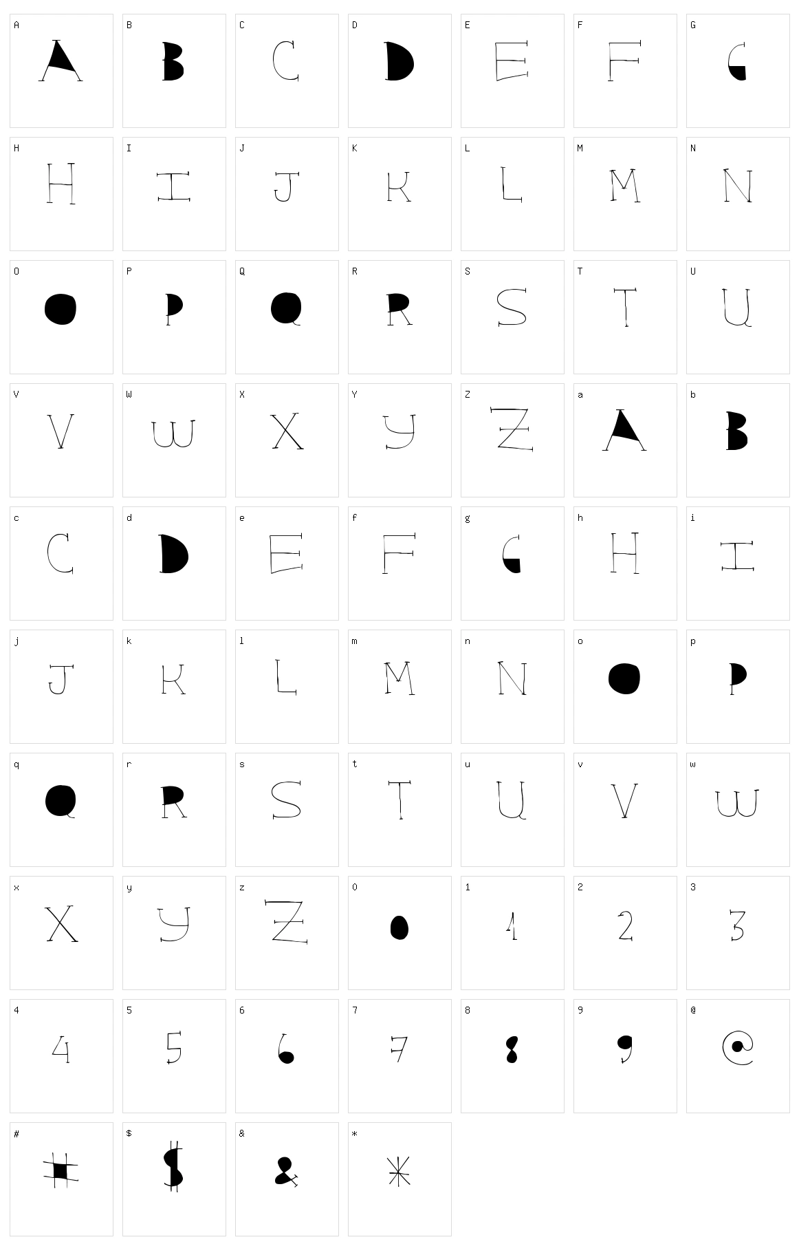 Star Rising Character Set
