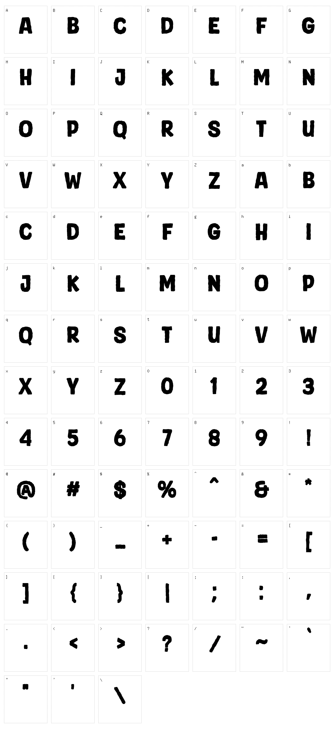 Super Normal Character Set