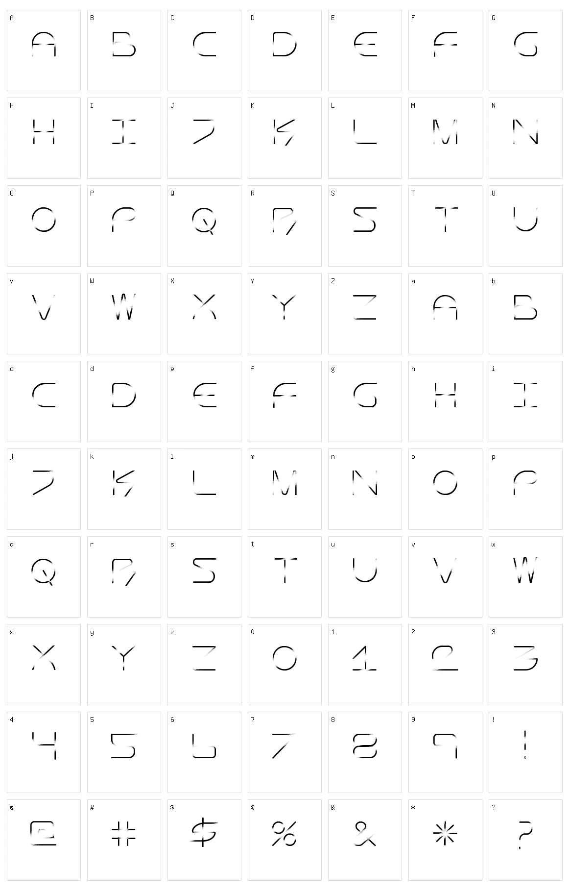 Technocracy Character Set
