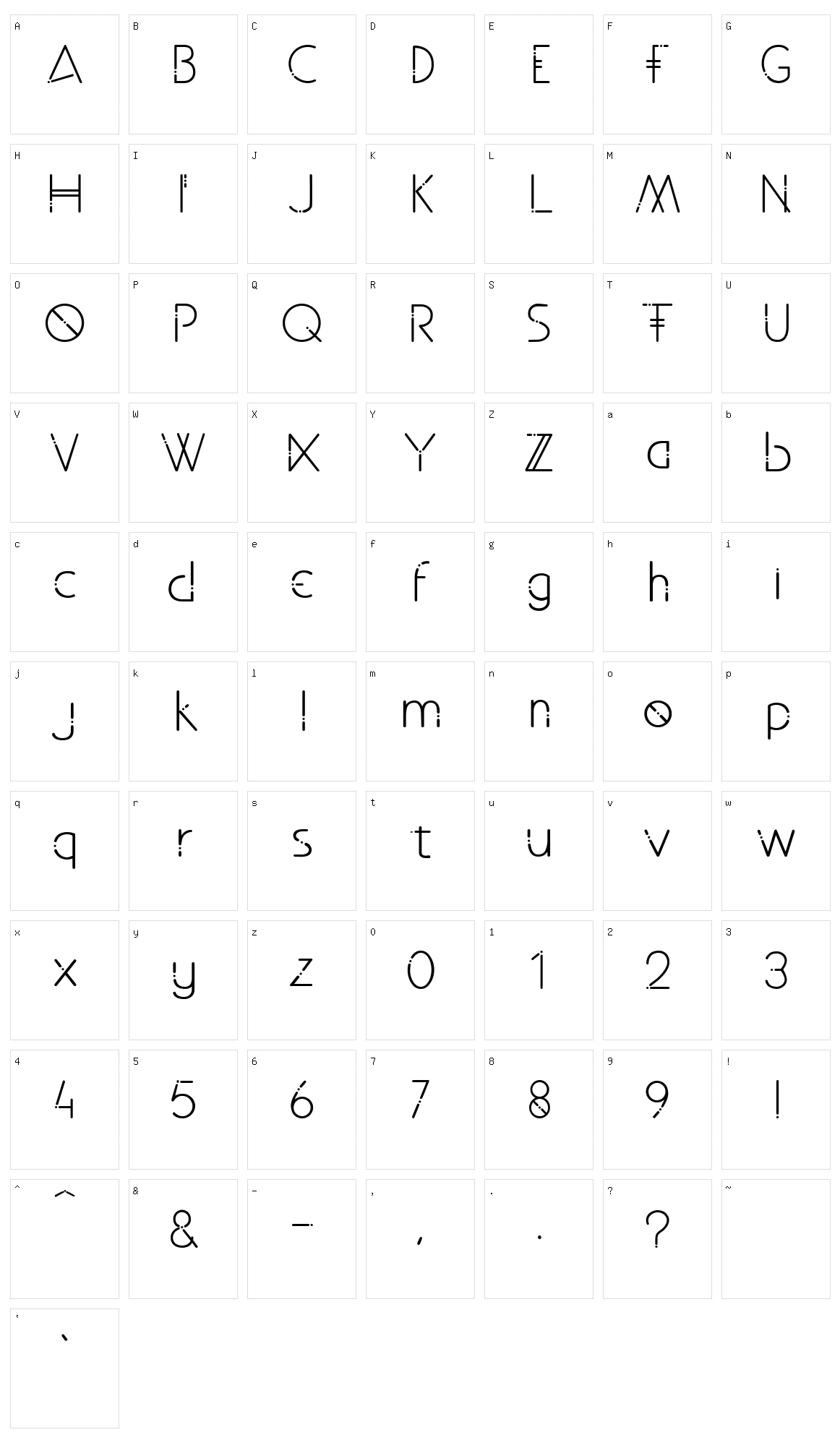 Telekinesis Character Set