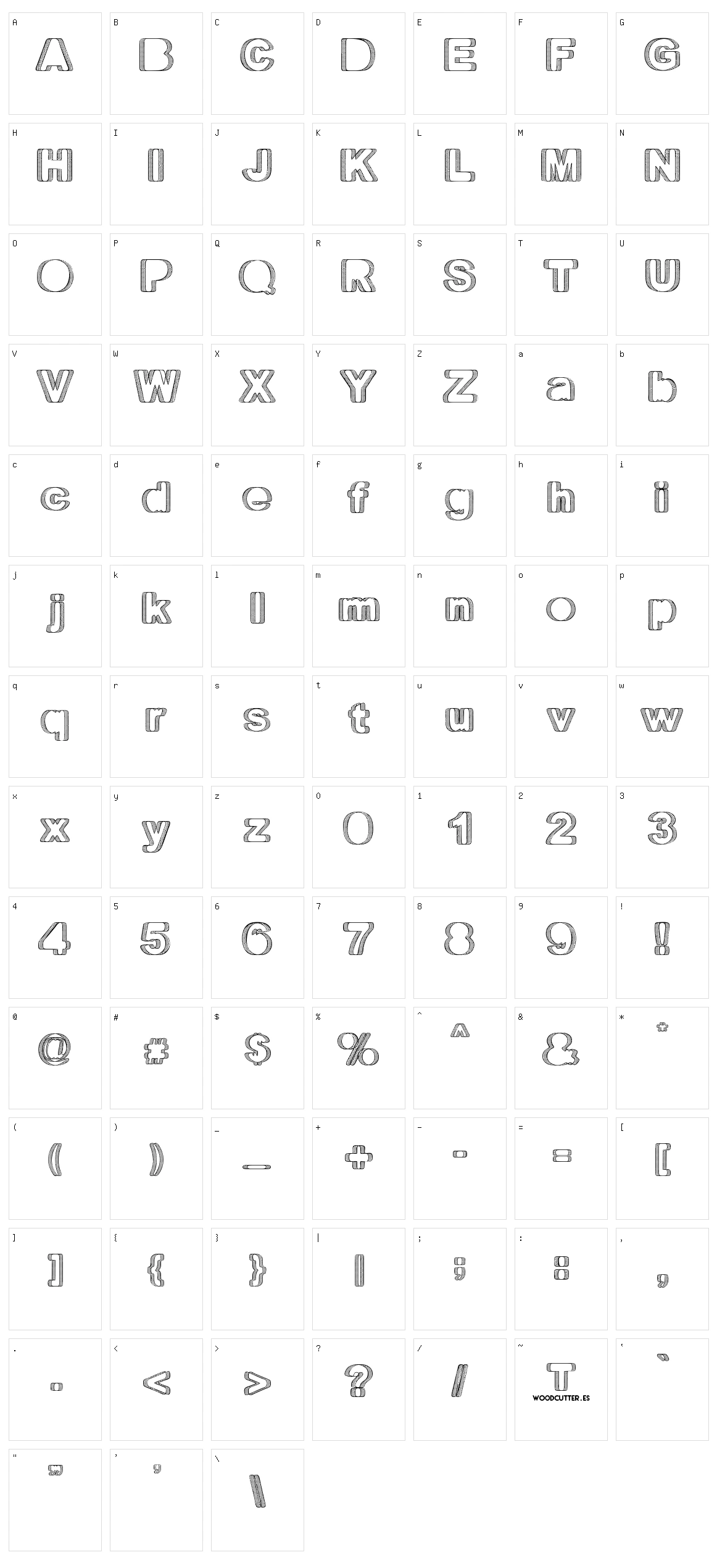 Territorio Character Set