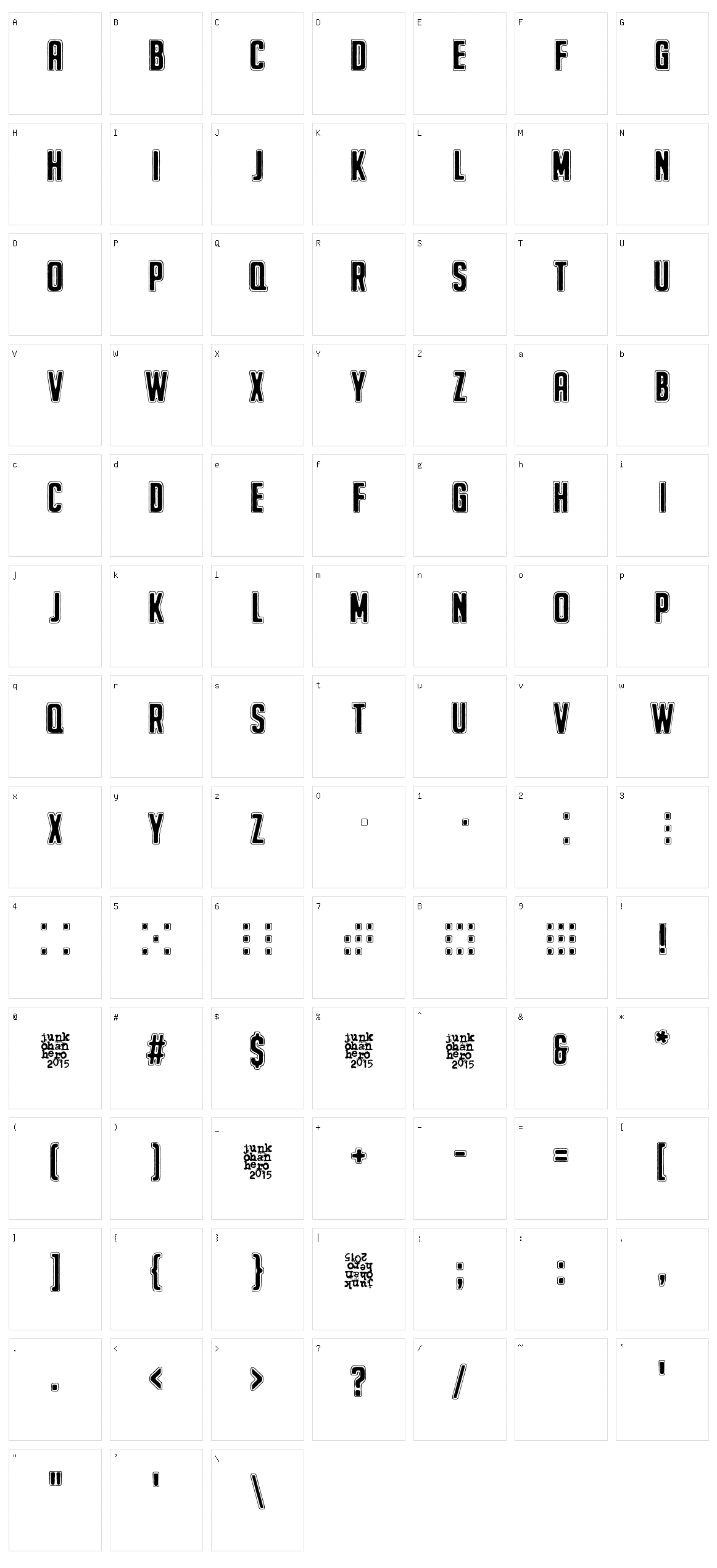 The Beginning Of Memory Character Set