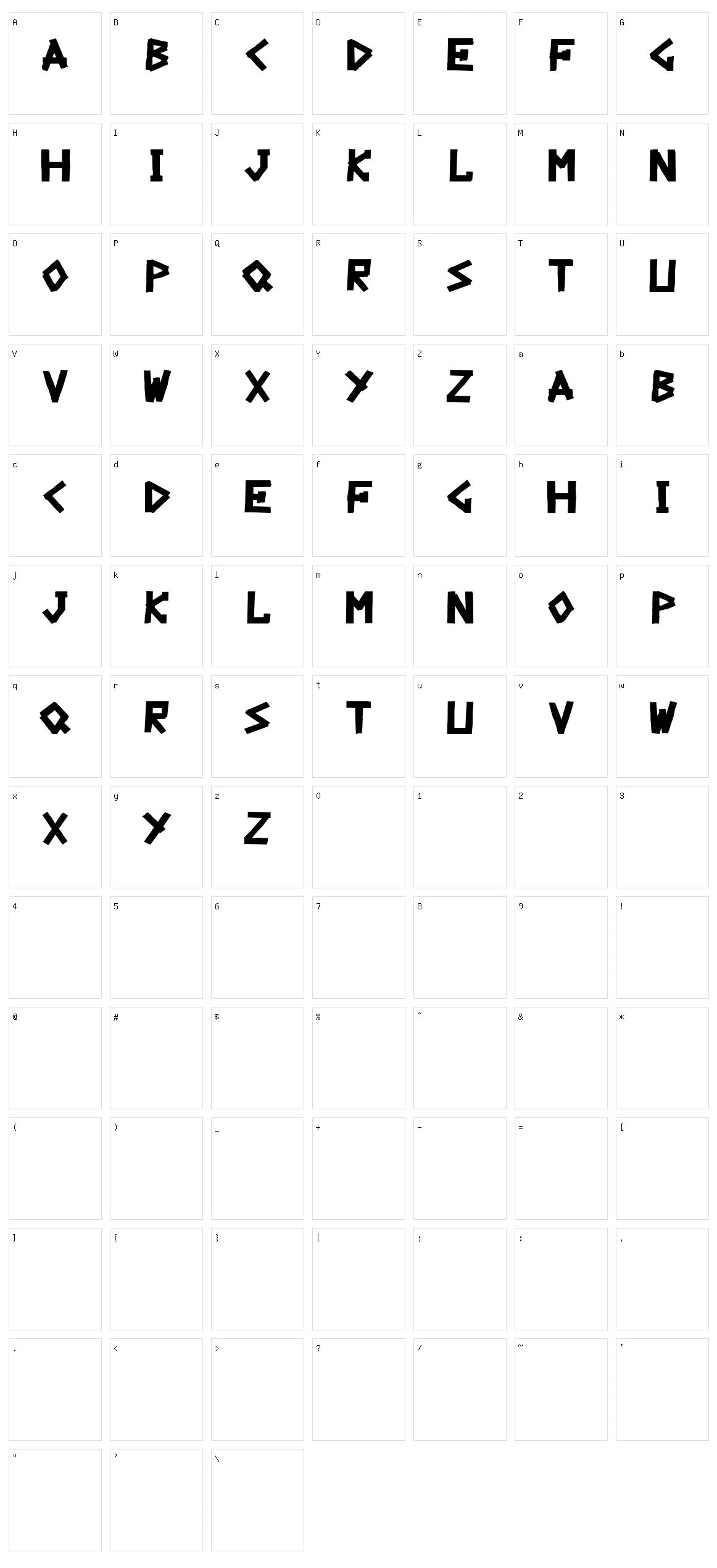 The Day Is My Enemy Character Set