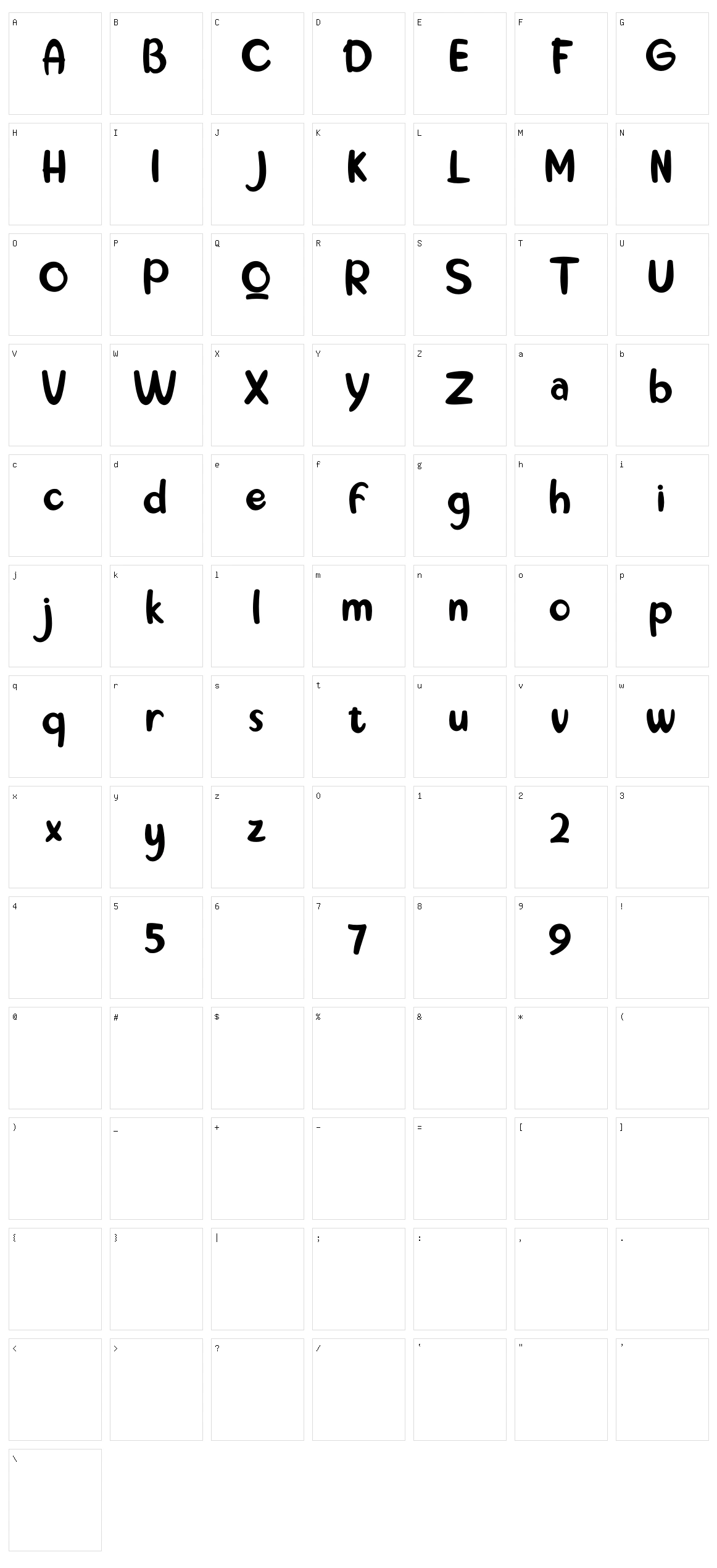 The Hungary Character Set