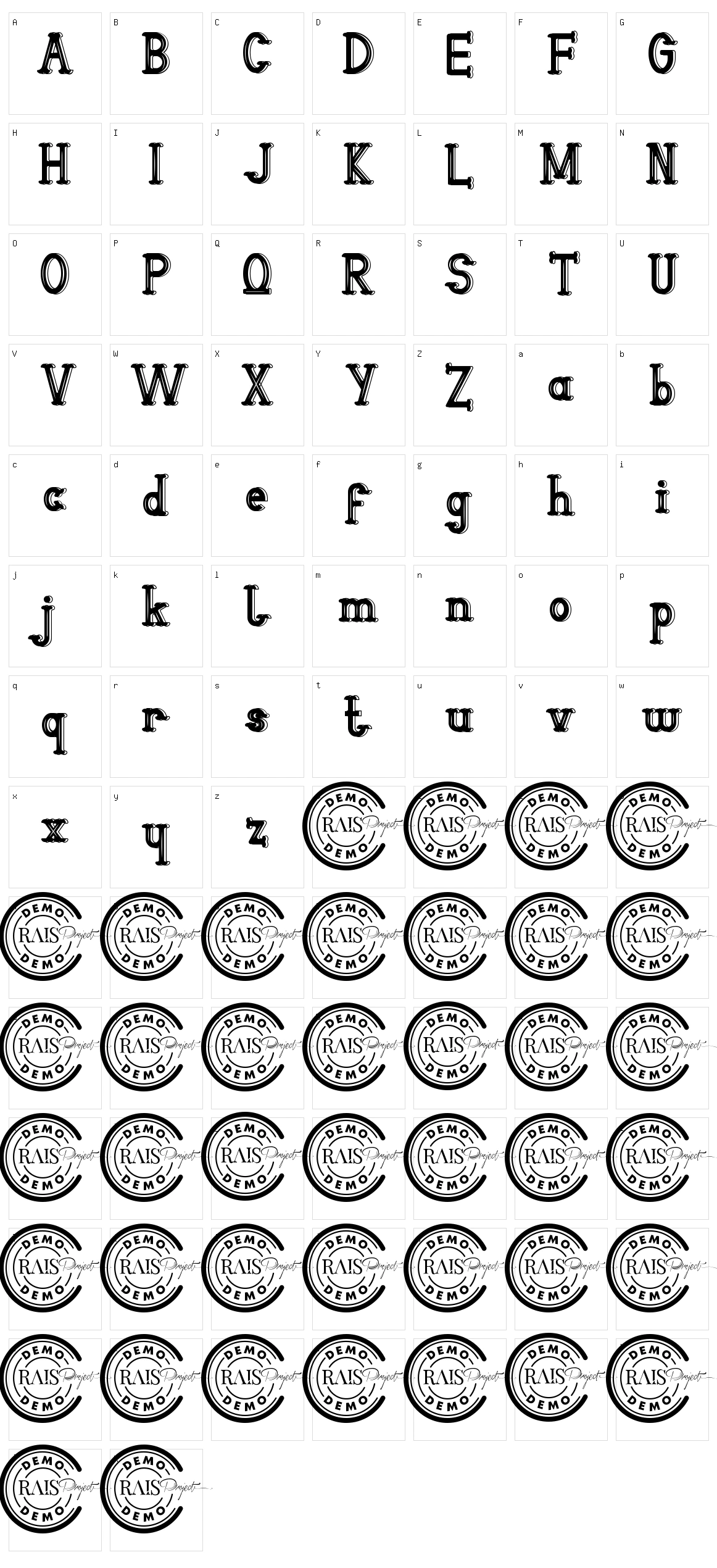 The Railways Character Set